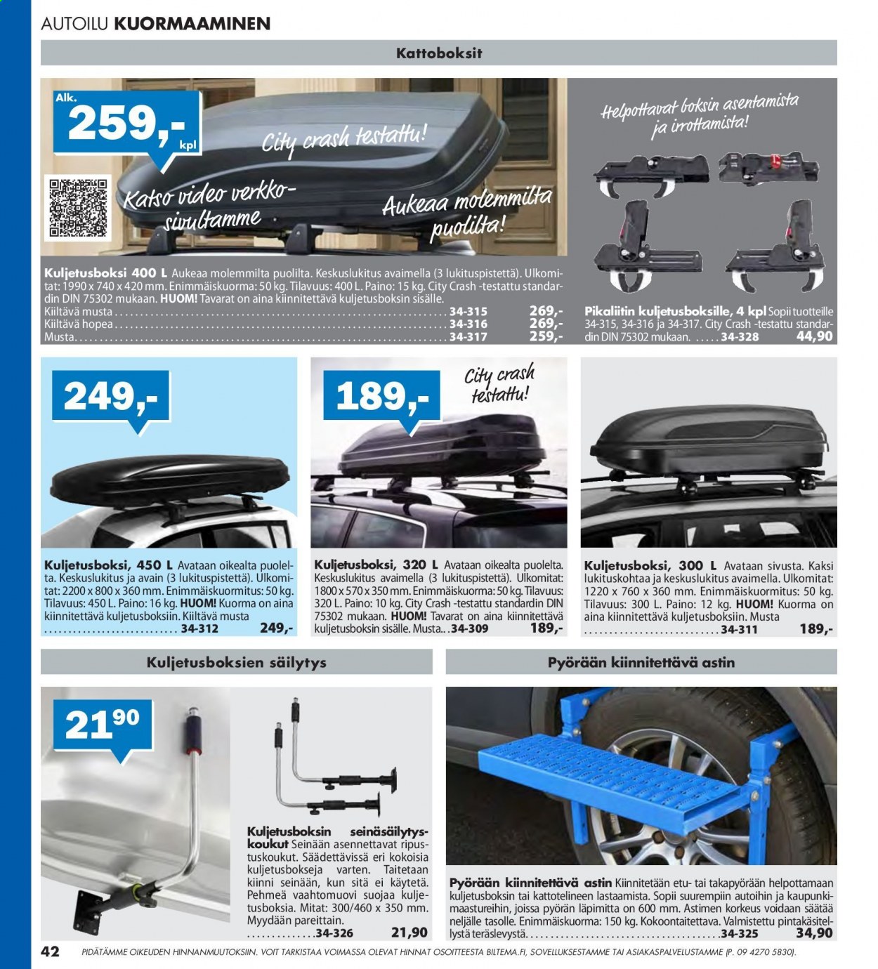 Biltema tarjoukset - 25.07.2021 - 20.02.2022. Sivu 42