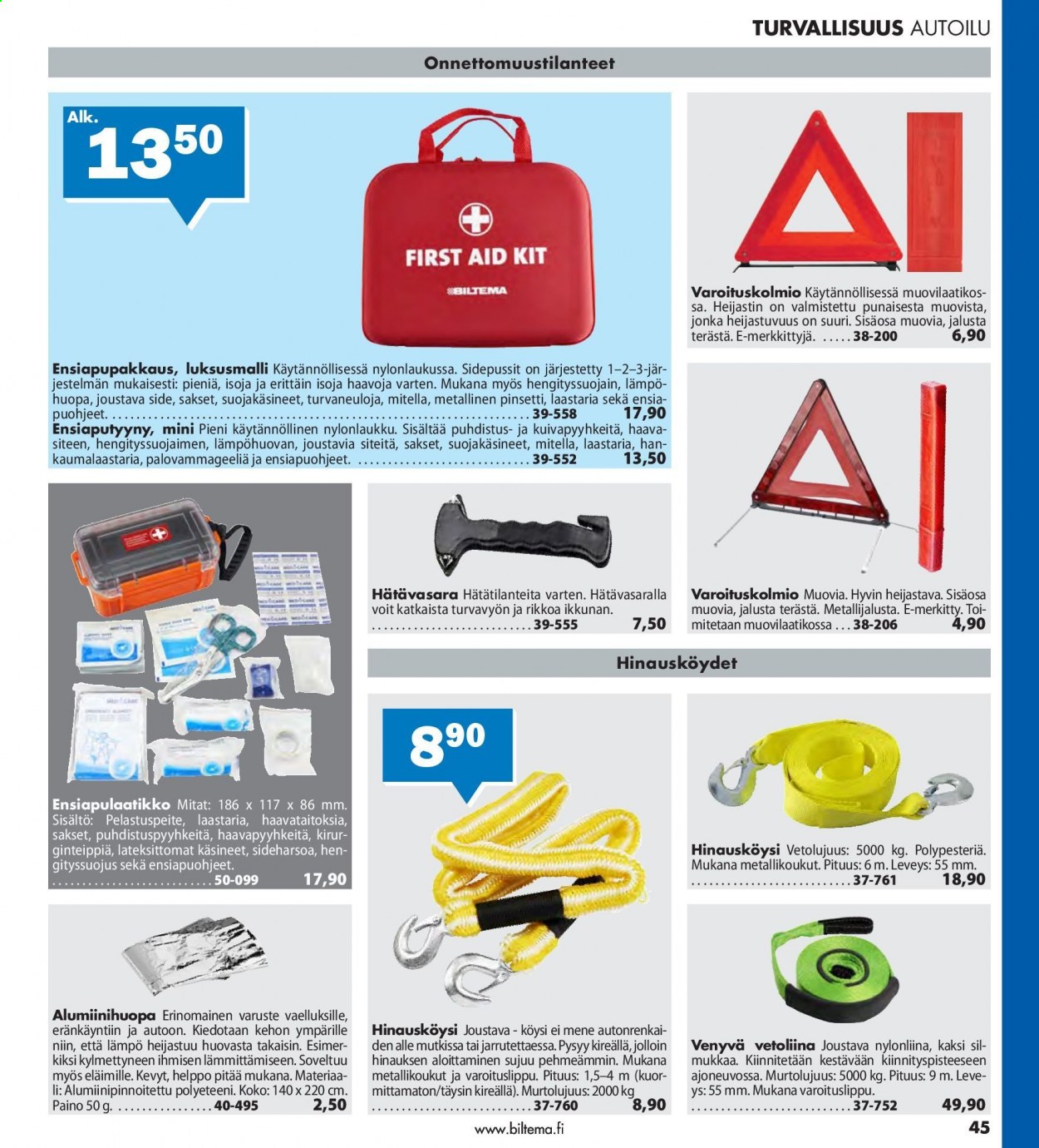 Biltema tarjoukset - 25.07.2021 - 20.02.2022. Sivu 45