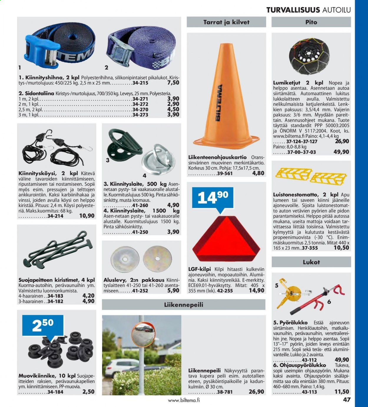 Biltema tarjoukset - 25.07.2021 - 20.02.2022. Sivu 47