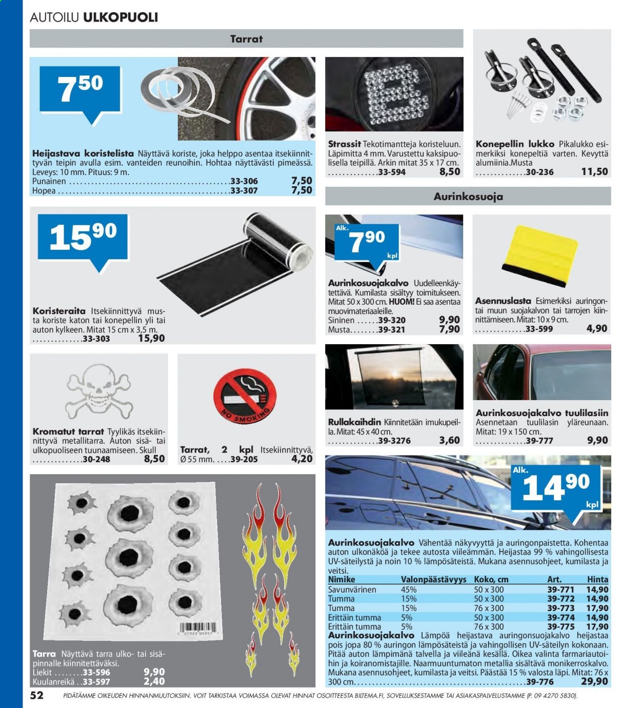Biltema tarjoukset - 25.07.2021 - 20.02.2022. Sivu 52