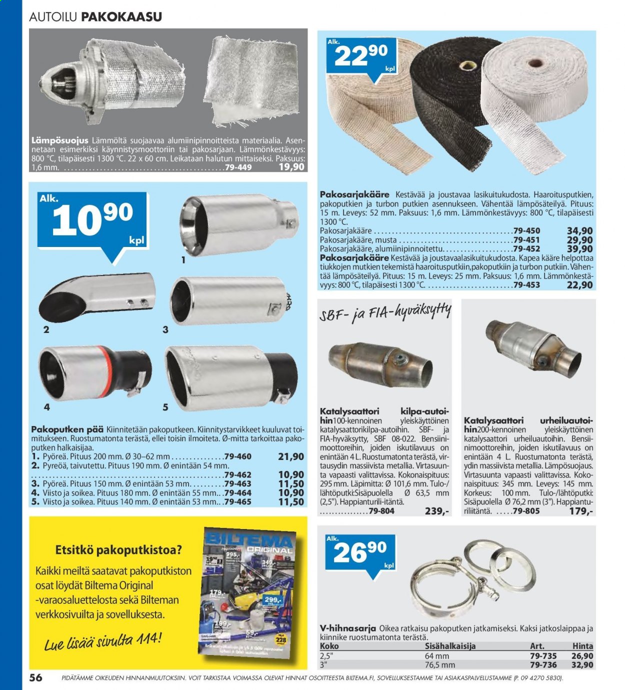 Biltema tarjoukset - 25.07.2021 - 20.02.2022. Sivu 56