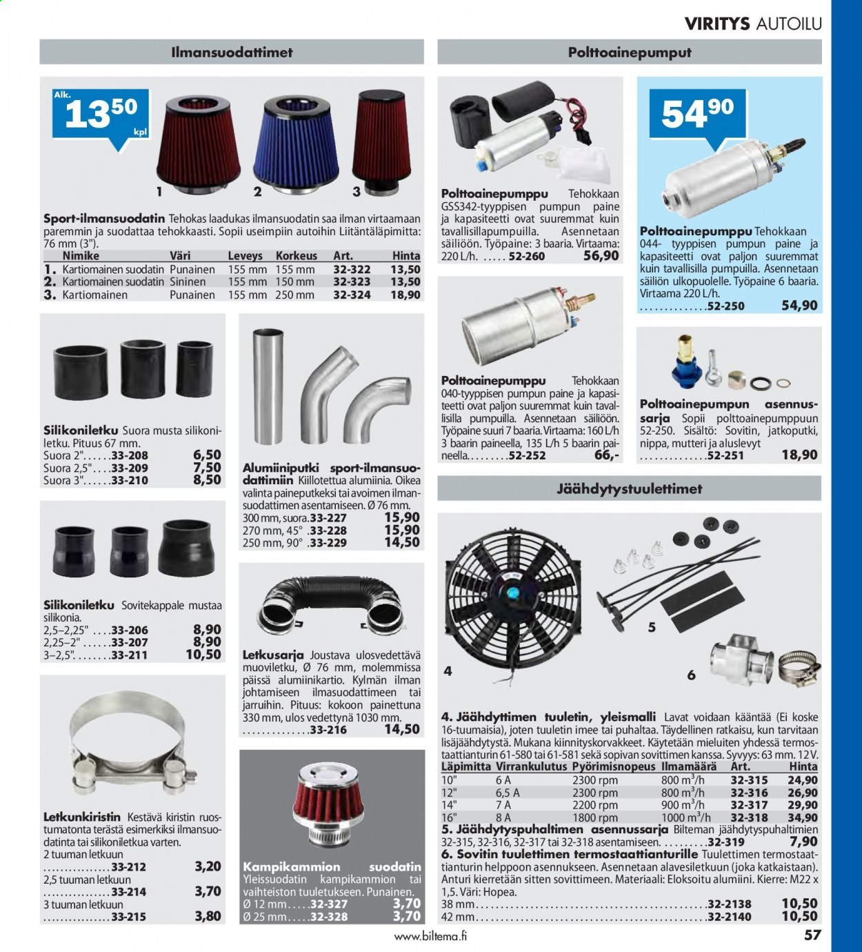 Biltema tarjoukset - 25.07.2021 - 20.02.2022. Sivu 57