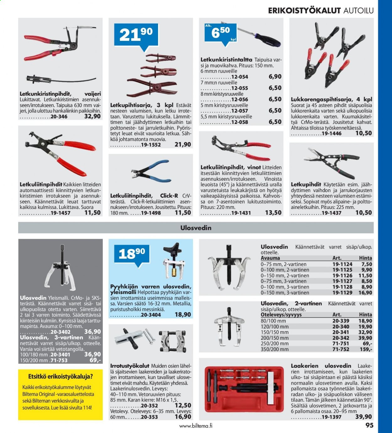 Biltema tarjoukset - 25.07.2021 - 20.02.2022. Sivu 95