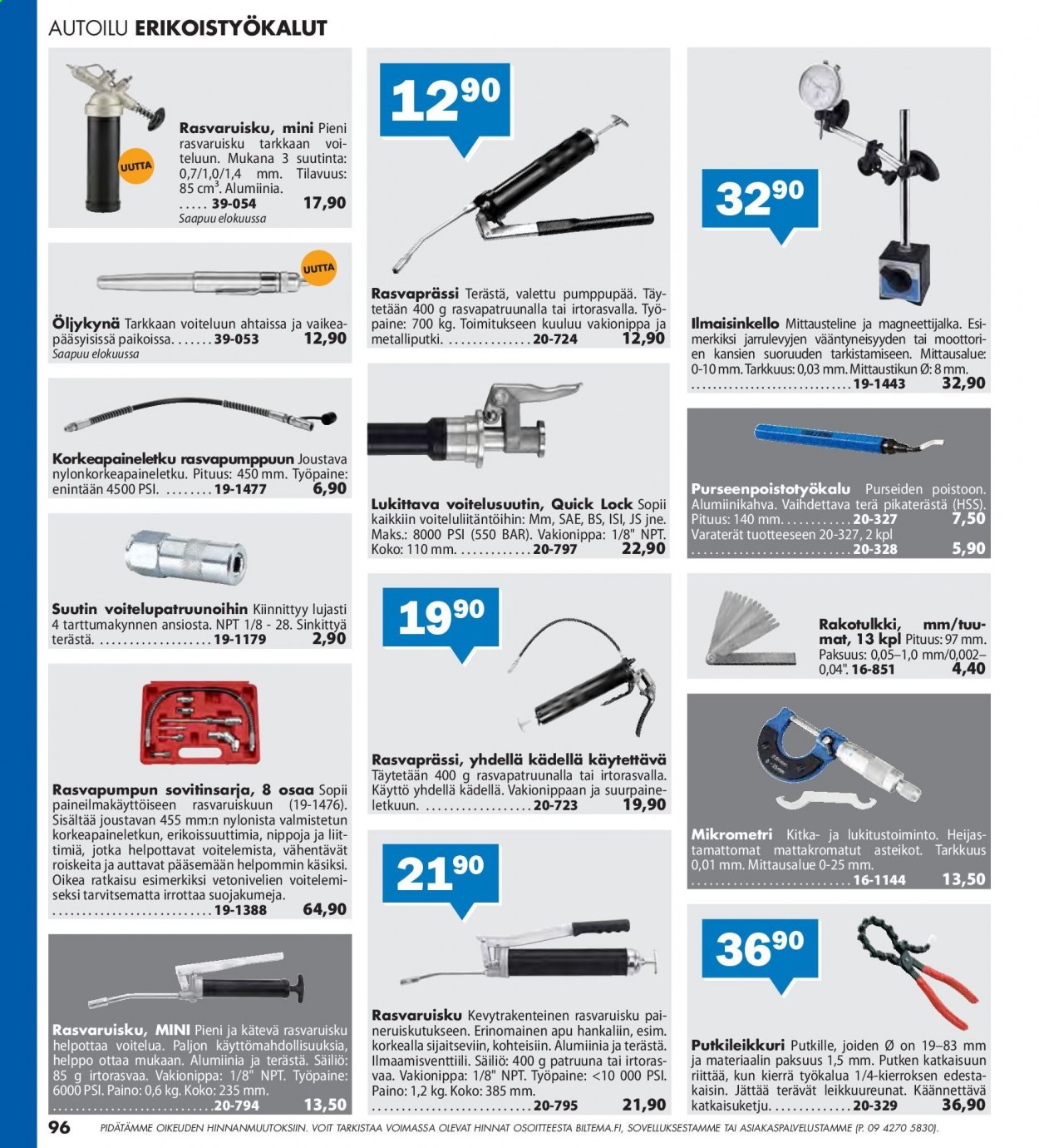 Biltema tarjoukset - 25.07.2021 - 20.02.2022. Sivu 96