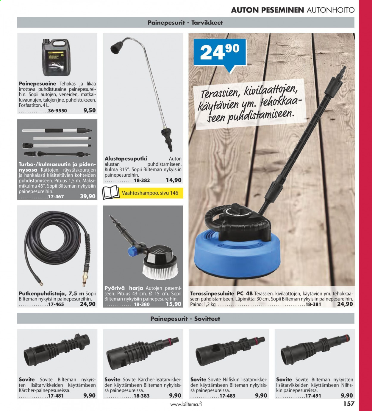 Biltema tarjoukset - 25.07.2021 - 20.02.2022. Sivu 157