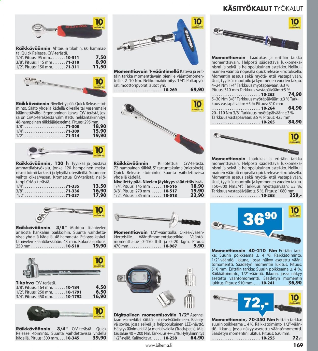Biltema tarjoukset - 25.07.2021 - 20.02.2022. Sivu 169