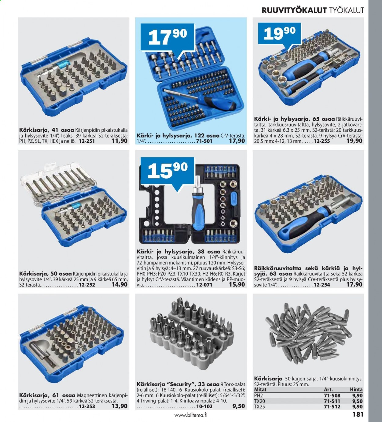 Biltema tarjoukset - 25.07.2021 - 20.02.2022. Sivu 181