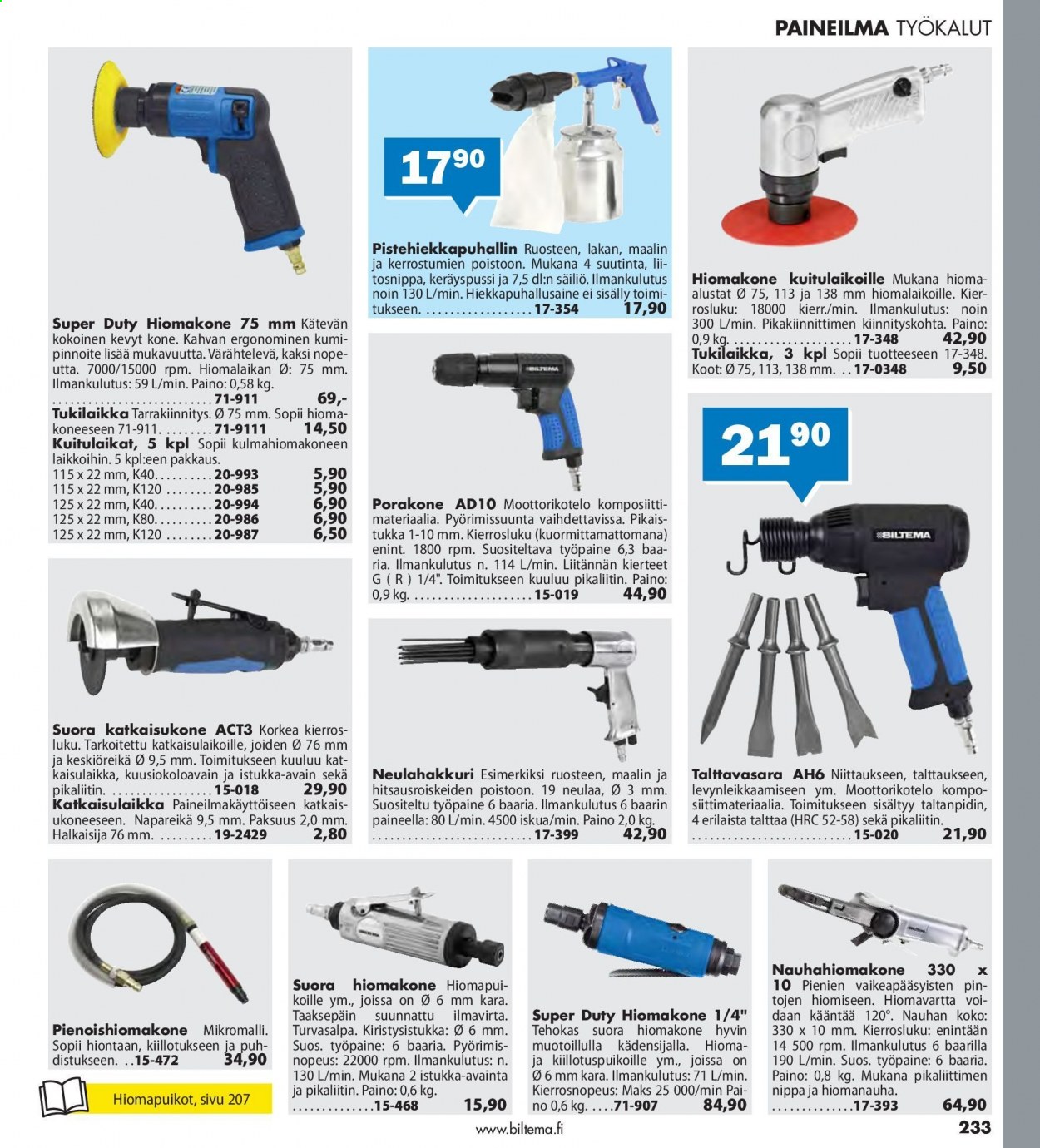 Biltema tarjoukset - 25.07.2021 - 20.02.2022. Sivu 233