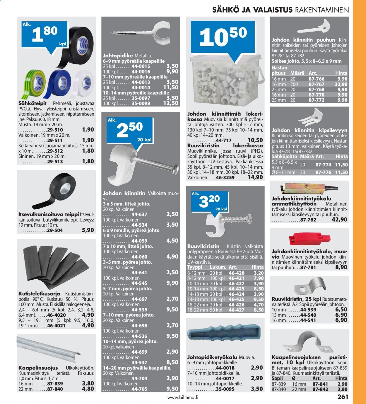Biltema tarjoukset - 25.07.2021 - 20.02.2022. Sivu 261