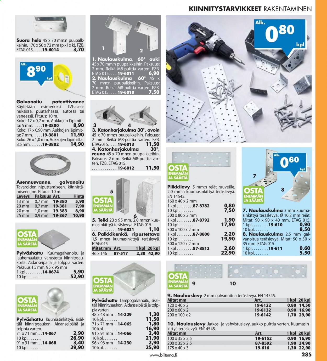Biltema tarjoukset - 25.07.2021 - 20.02.2022. Sivu 285
