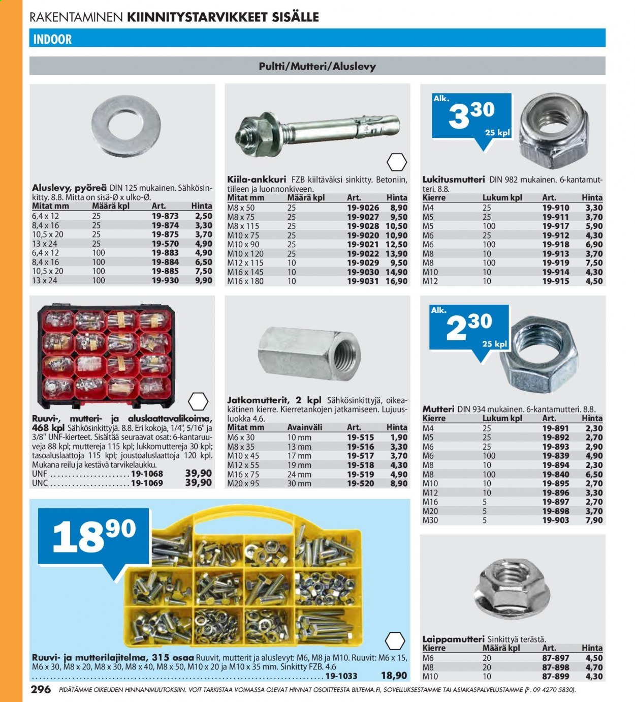 Biltema tarjoukset - 25.07.2021 - 20.02.2022. Sivu 296