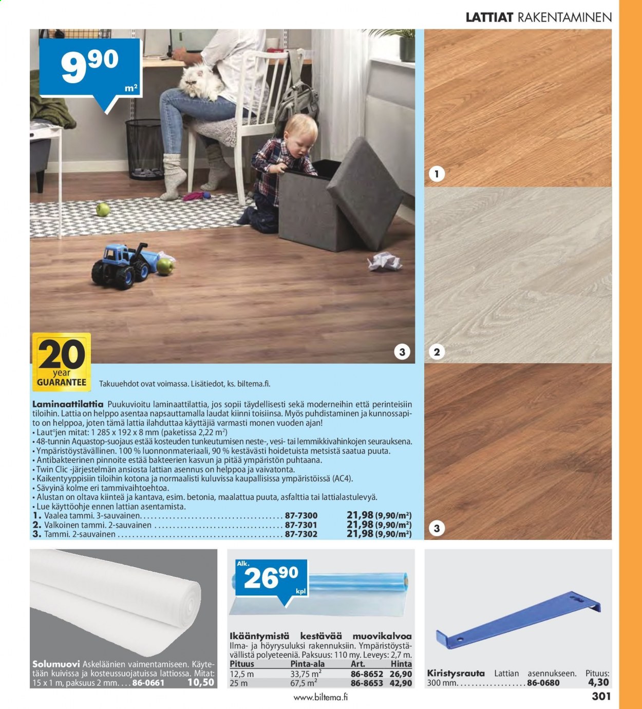 Biltema tarjoukset - 25.07.2021 - 20.02.2022. Sivu 301