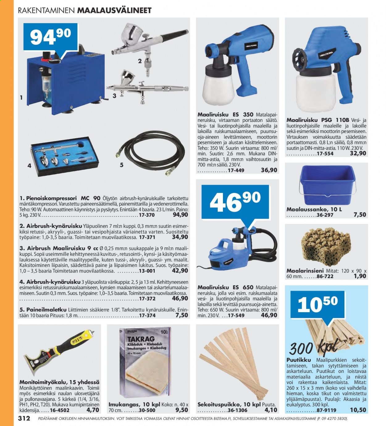 Biltema tarjoukset - 25.07.2021 - 20.02.2022. Sivu 312
