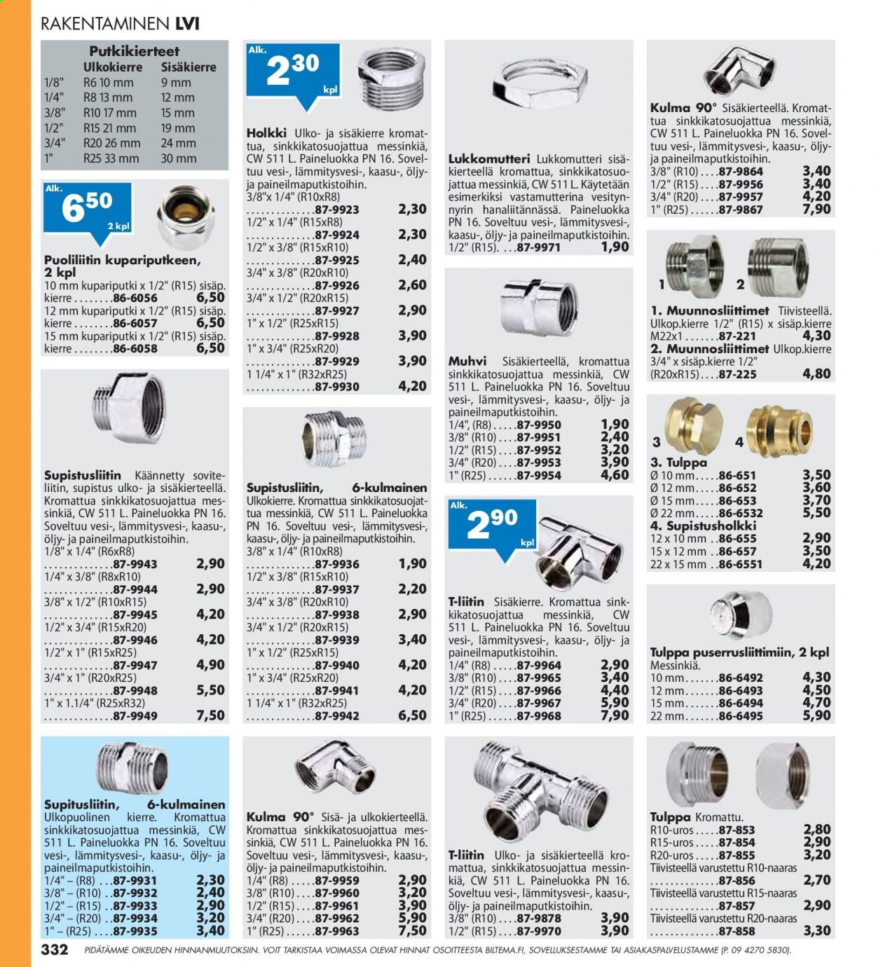 Biltema tarjoukset - 25.07.2021 - 20.02.2022. Sivu 332