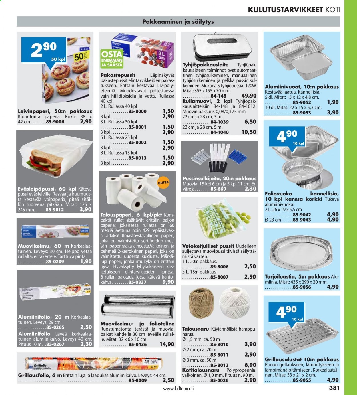 Biltema tarjoukset - 25.07.2021 - 20.02.2022. Sivu 381
