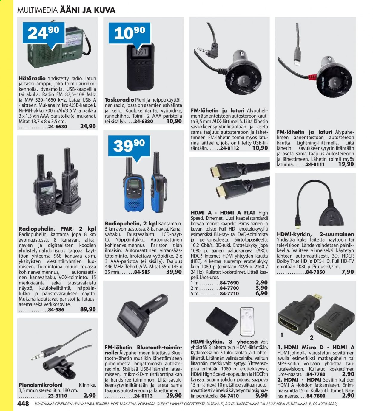 Biltema tarjoukset - 25.07.2021 - 20.02.2022. Sivu 448