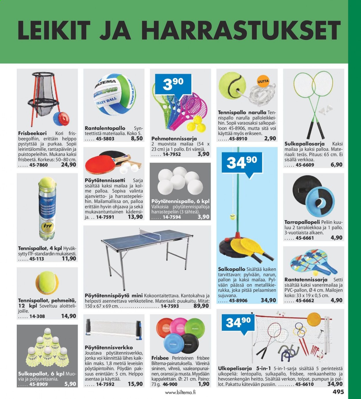 Biltema tarjoukset - 25.07.2021 - 20.02.2022. Sivu 495