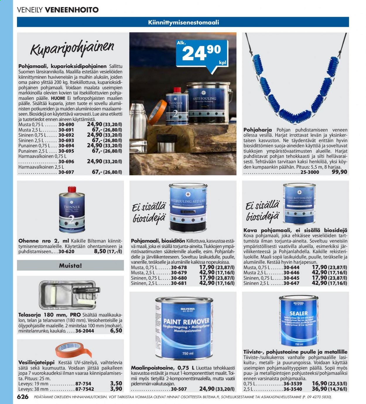 Biltema tarjoukset - 25.07.2021 - 20.02.2022. Sivu 626