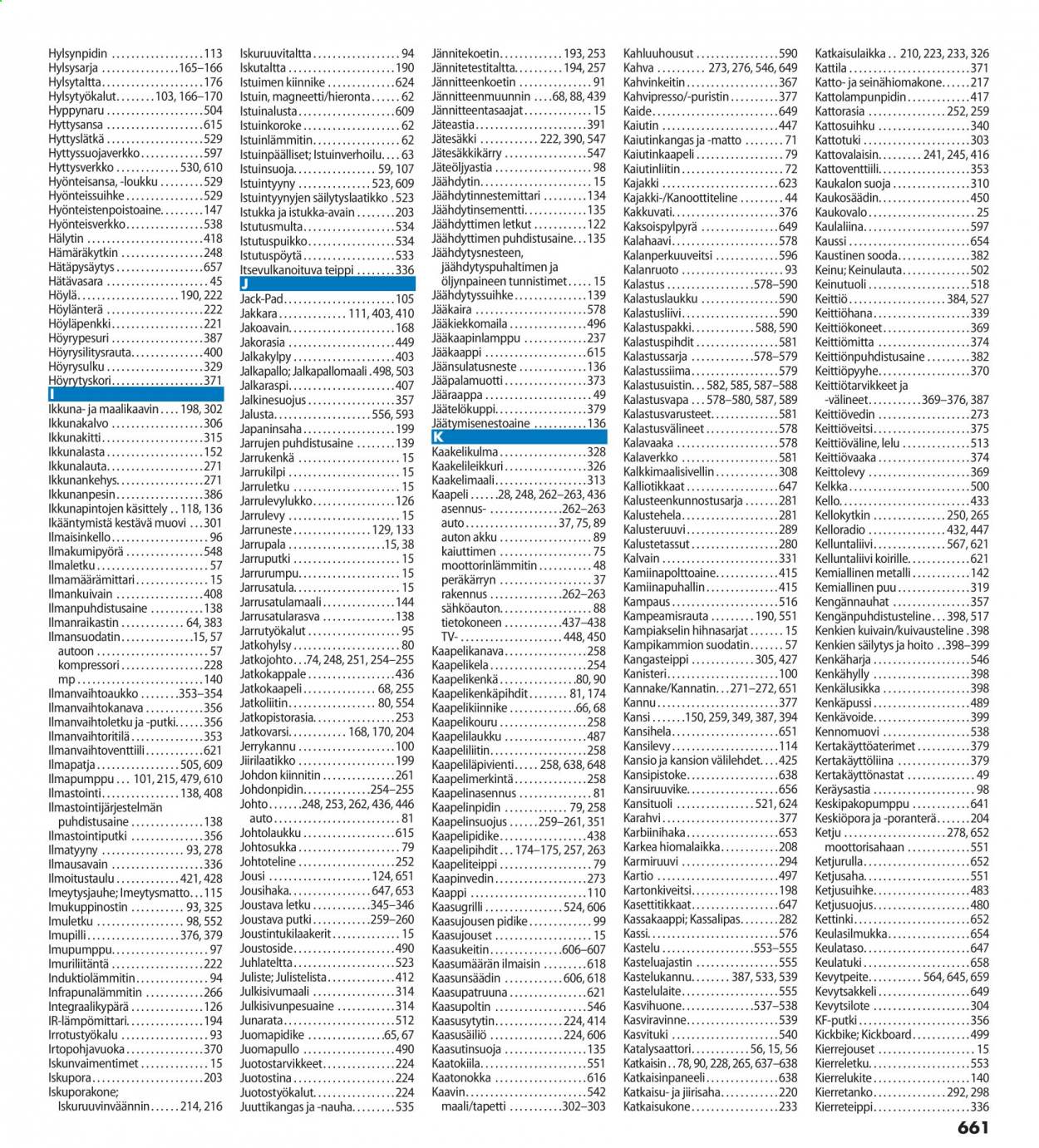Biltema tarjoukset - 25.07.2021 - 20.02.2022. Sivu 661