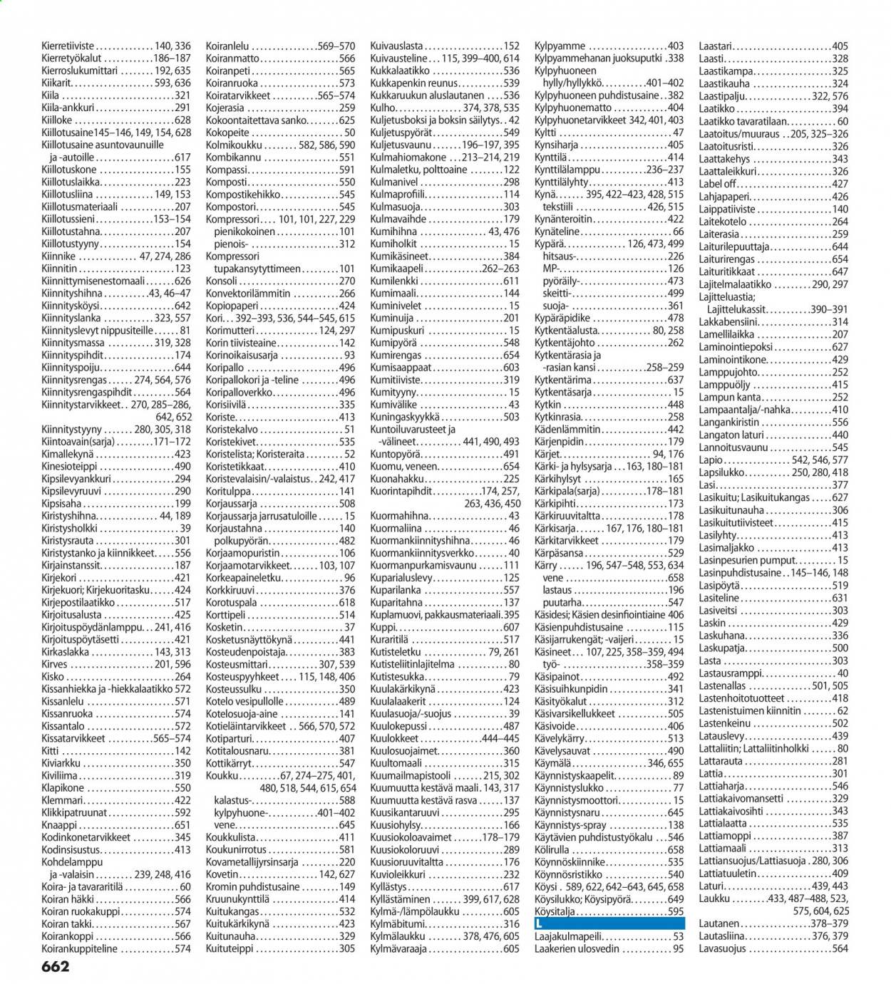 Biltema tarjoukset - 25.07.2021 - 20.02.2022. Sivu 662