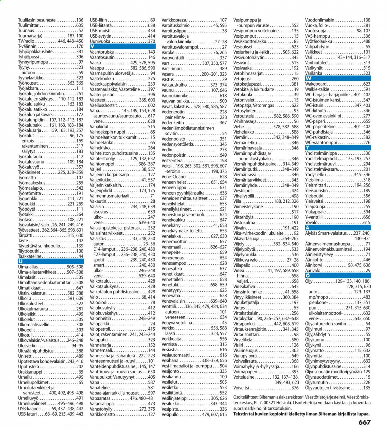 Biltema tarjoukset - 25.07.2021 - 20.02.2022. Sivu 667
