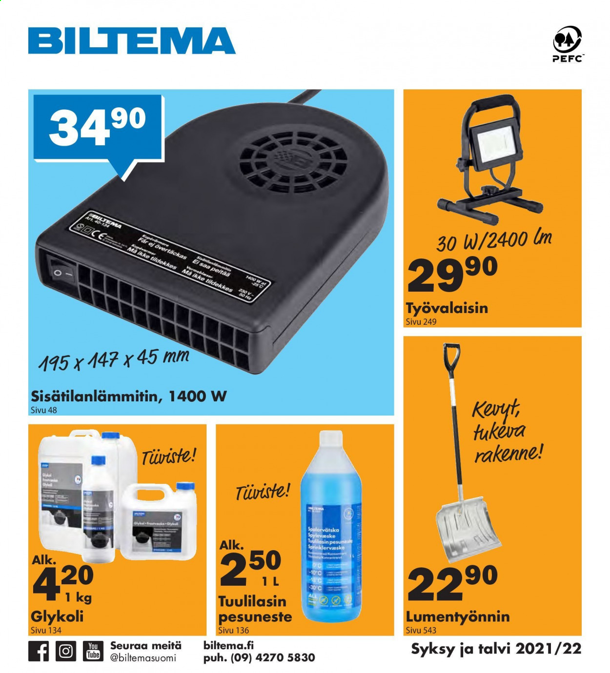 Biltema tarjoukset - 25.07.2021 - 20.02.2022. Sivu 676