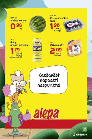 Alepa tarjoukset  - 27.07.2021 - 02.08.2021.