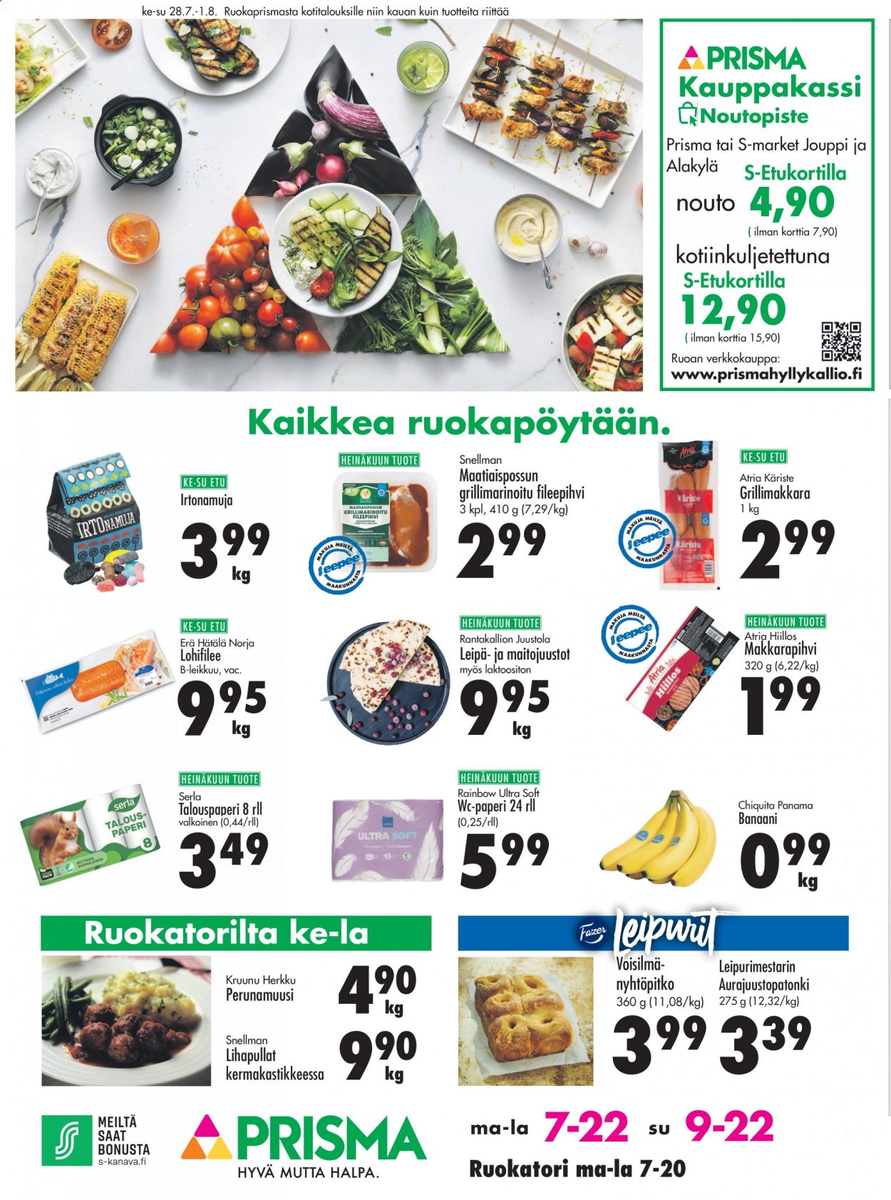 Prisma tarjoukset - 28.07.2021 - 01.08.2021. Sivu 1