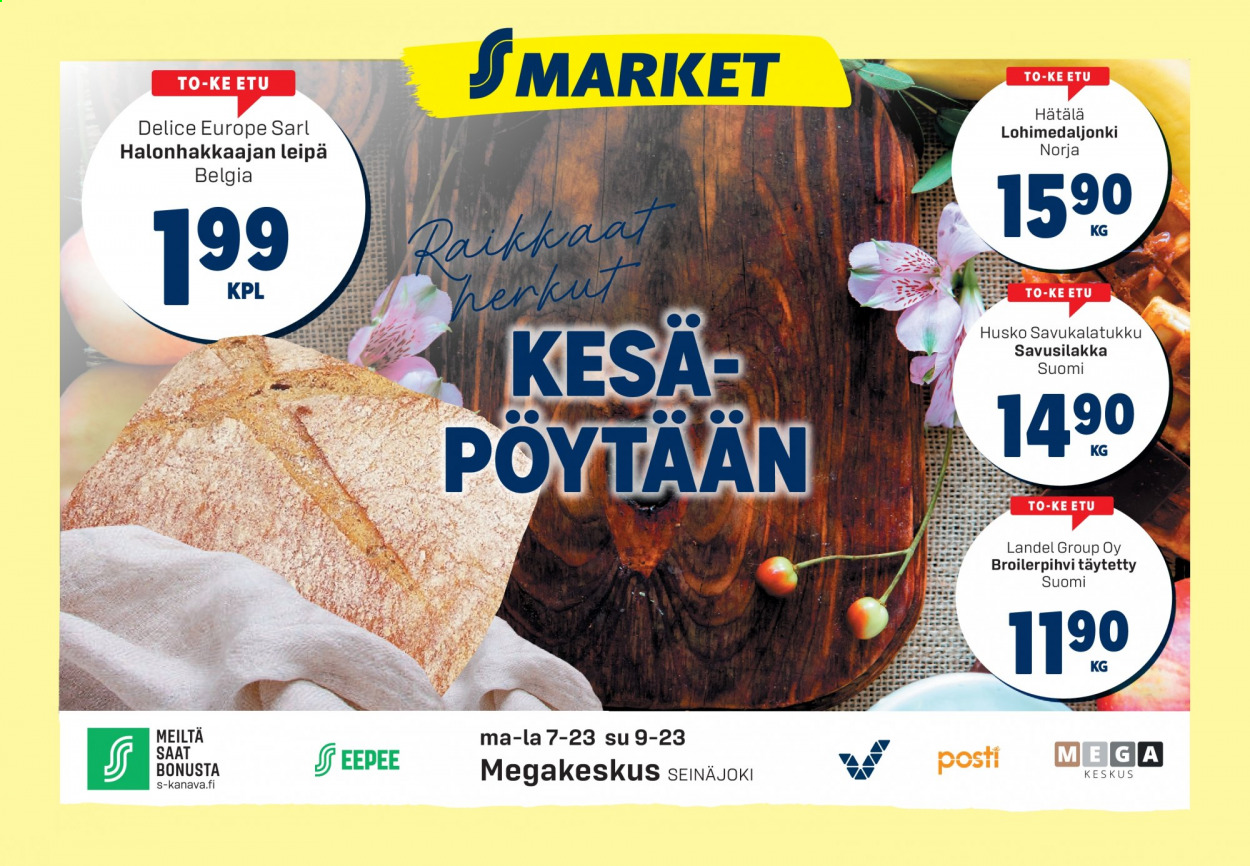 S-market tarjoukset. Sivu 1
