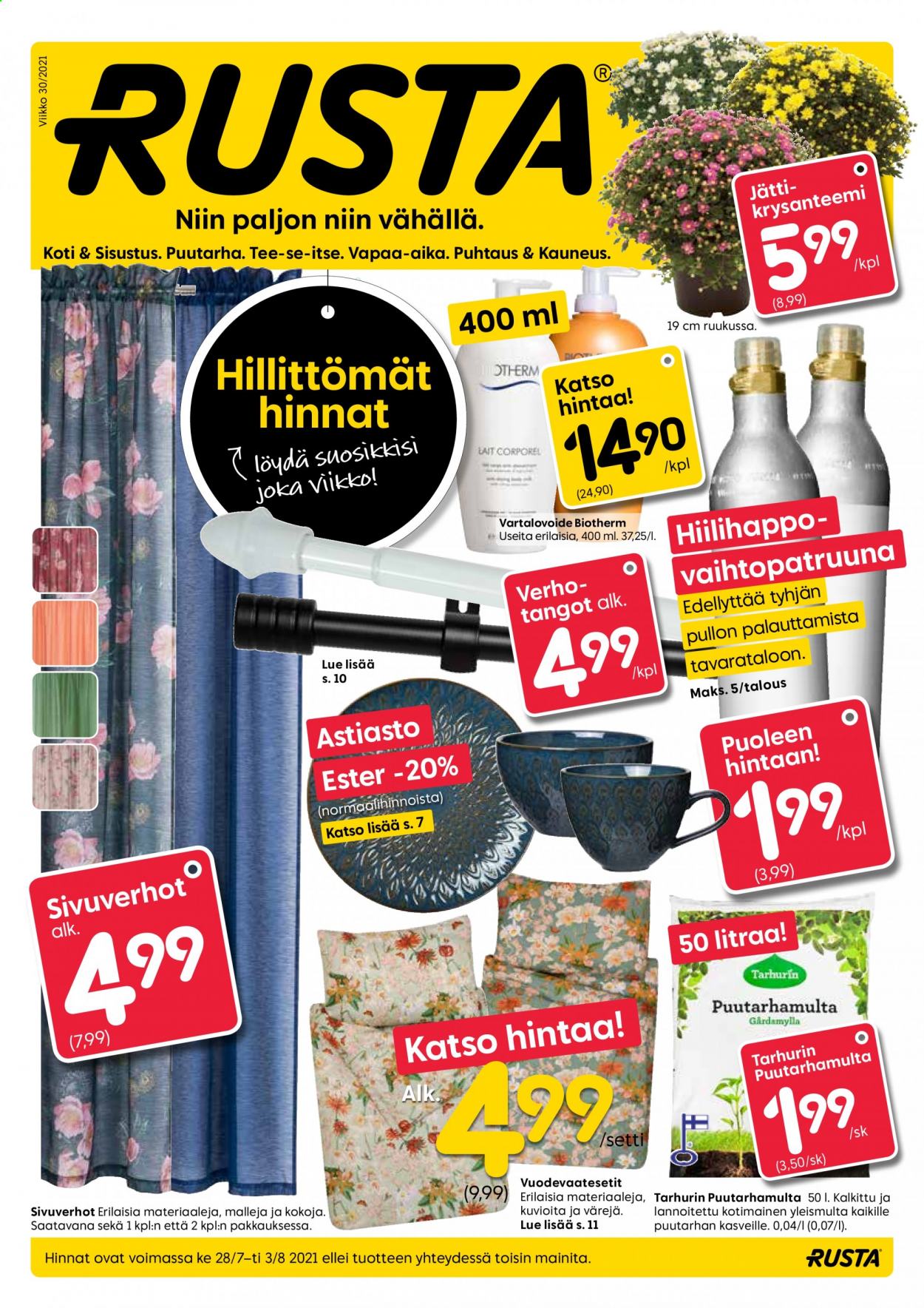Rusta tarjoukset - 28.07.2021 - 03.08.2021. Sivu 1