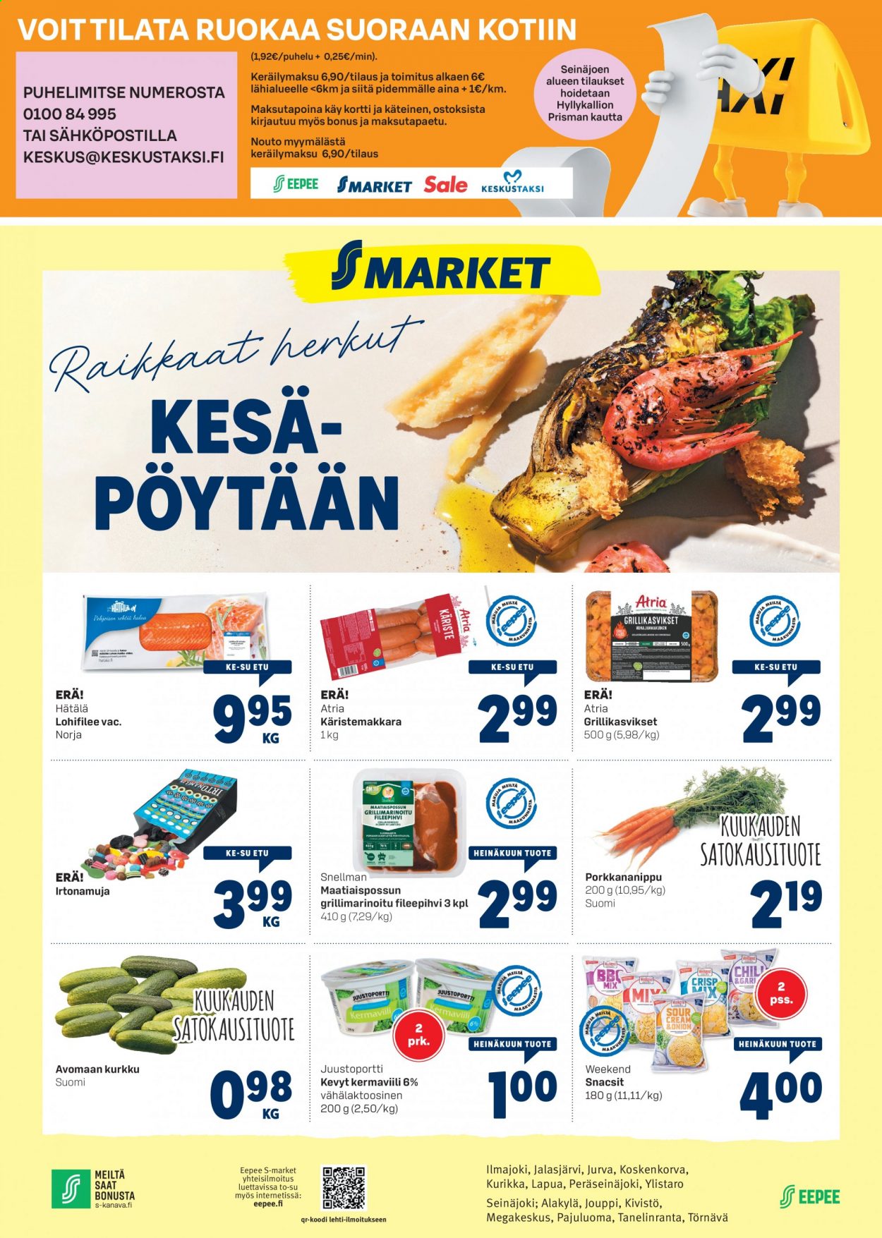 S-market tarjoukset - 28.07.2021 - 01.08.2021. Sivu 1