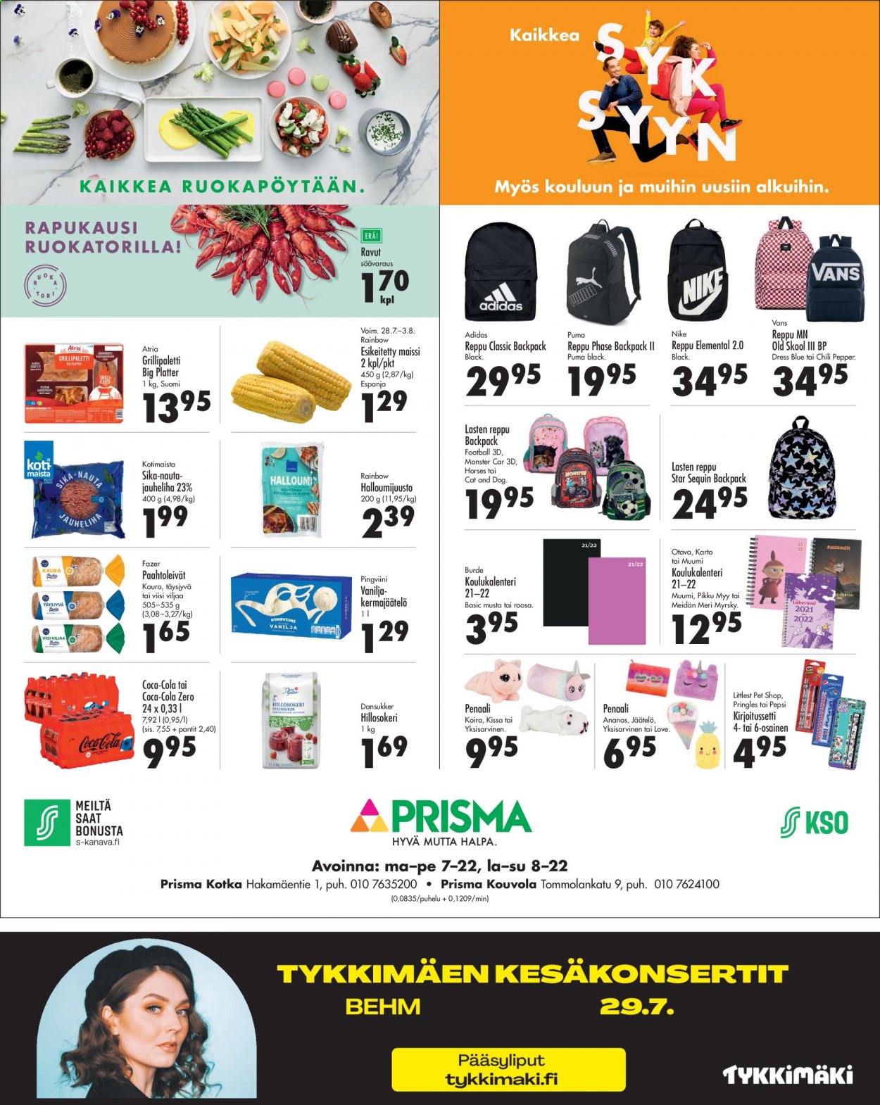 Prisma tarjoukset - 28.07.2021 - 01.08.2021. Sivu 1