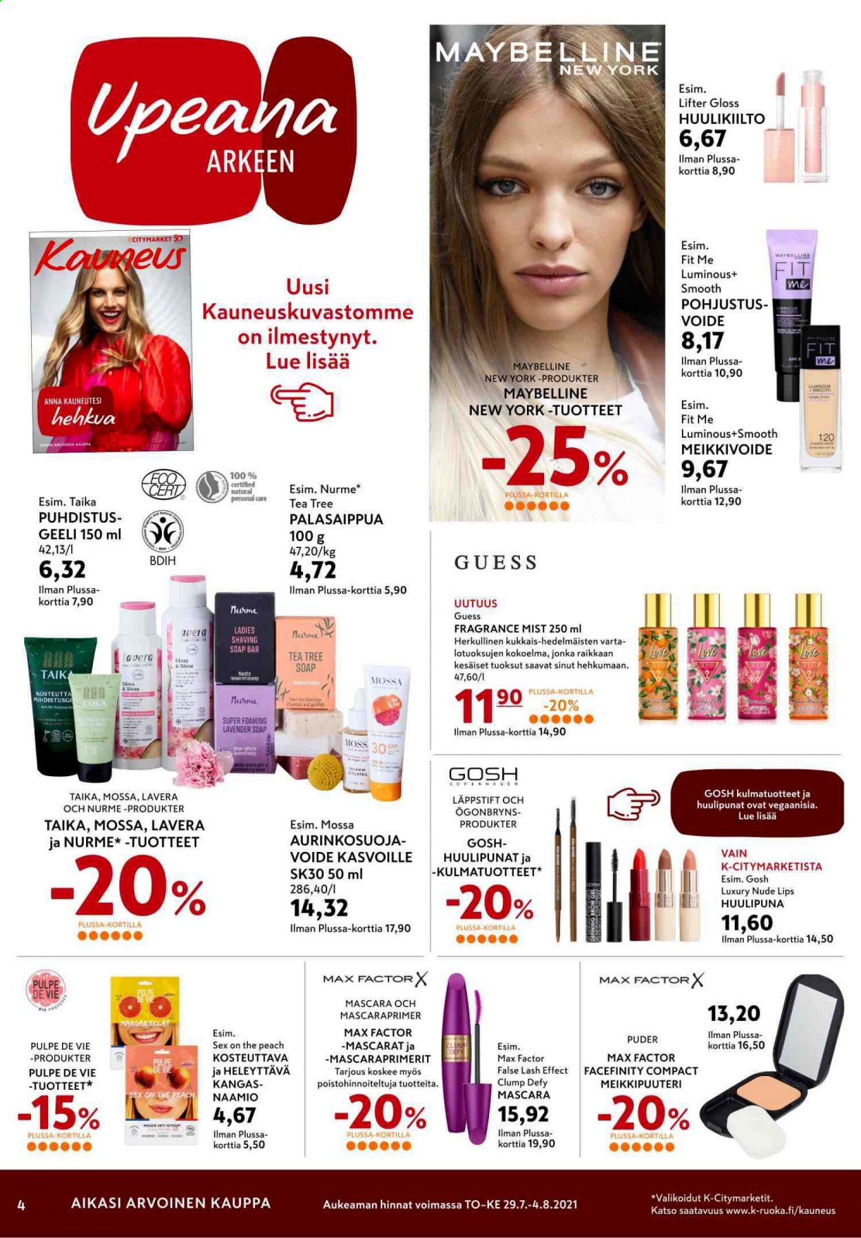 K-citymarket tarjoukset - 29.07.2021 - 01.08.2021. Sivu 4