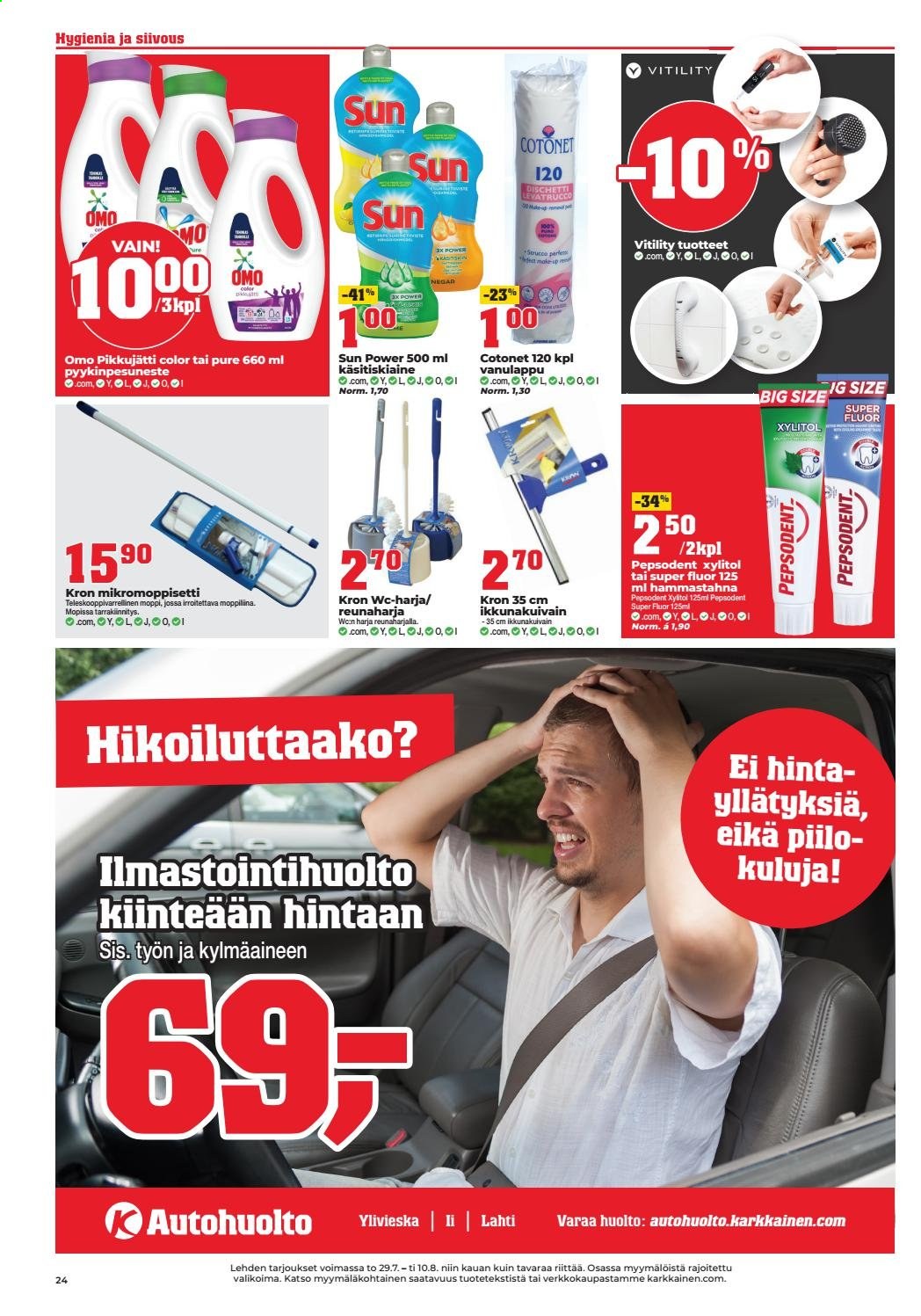Kärkkäinen tarjoukset - 29.07.2021 - 10.08.2021. Sivu 18