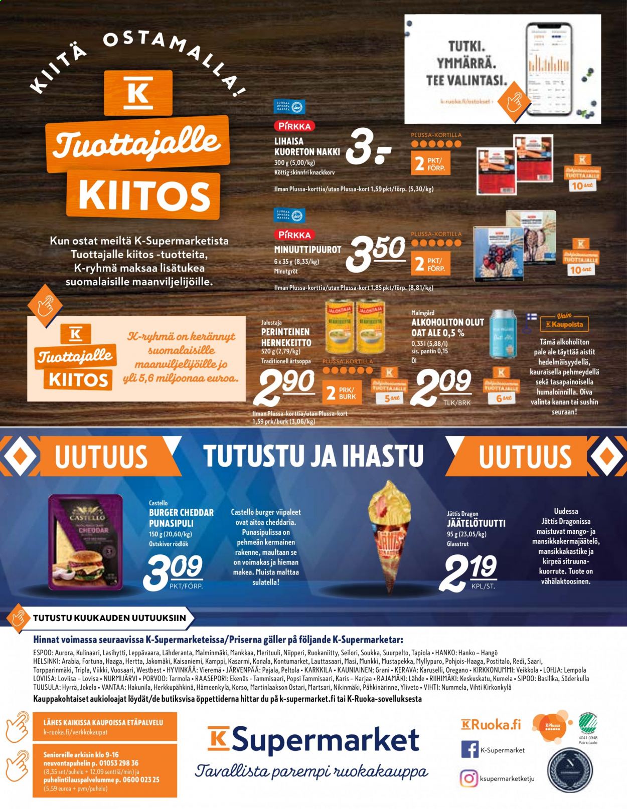 K-Supermarket tarjoukset - 29.07.2021 - 01.08.2021. Sivu 8