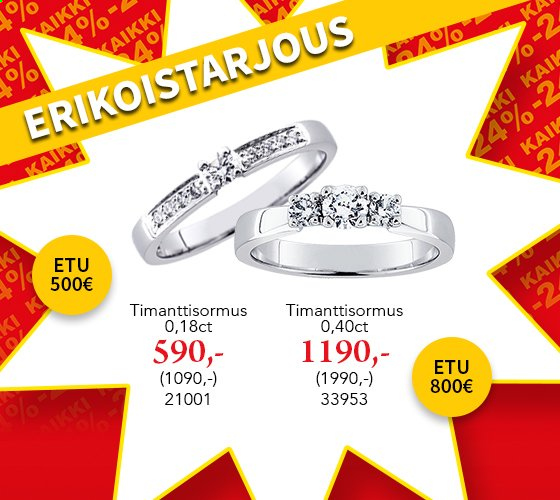 Kultajousi tarjoukset. Sivu 8