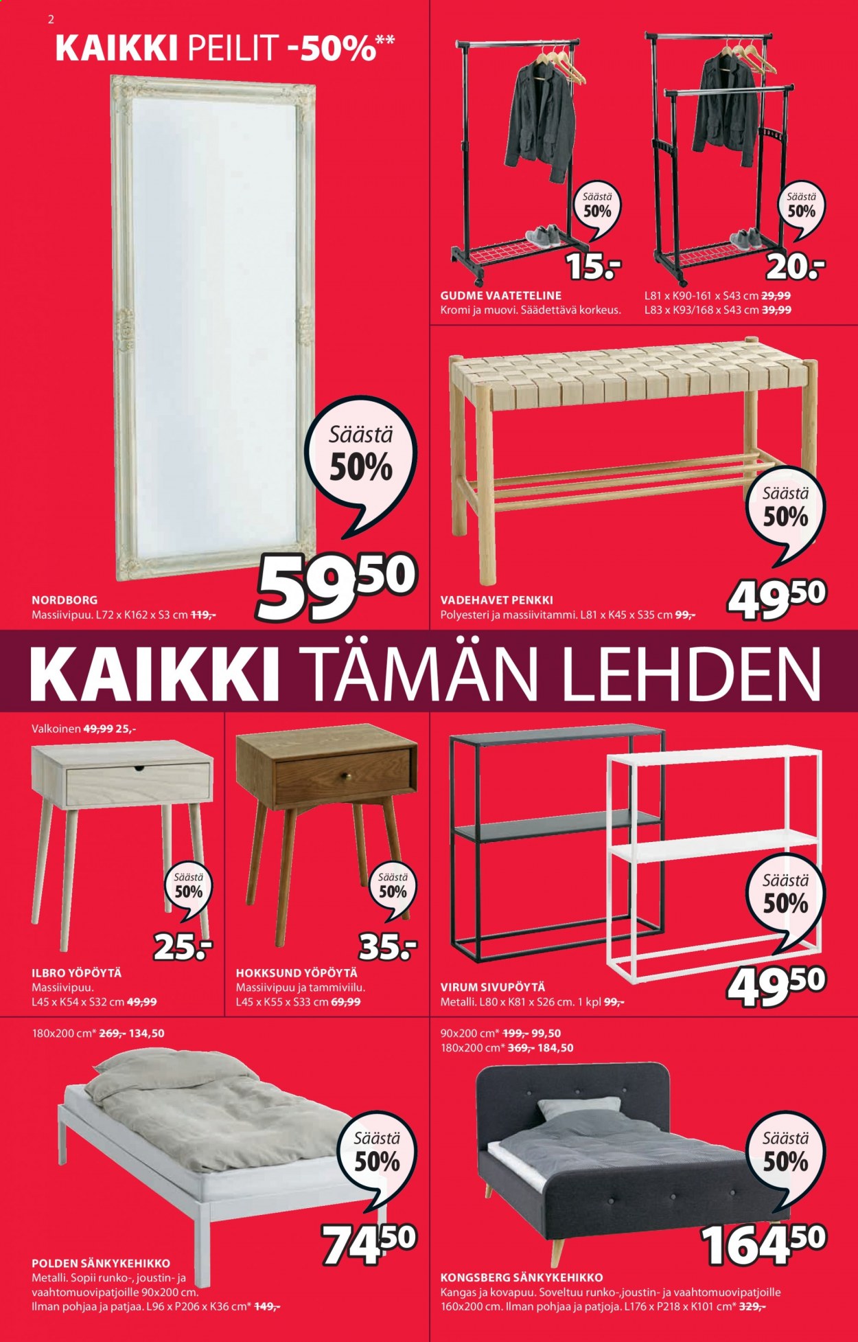 JYSK tarjoukset - 02.08.2021 - 08.08.2021. Sivu 2