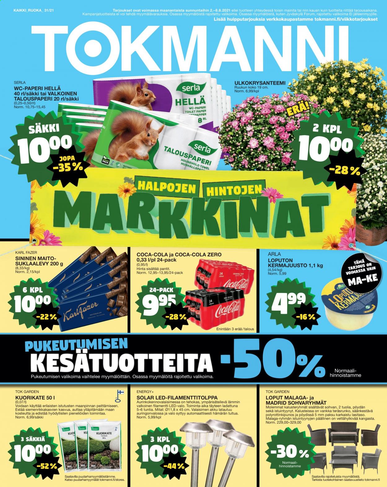 Tokmanni tarjoukset - 02.08.2021 - 08.08.2021. Sivu 1