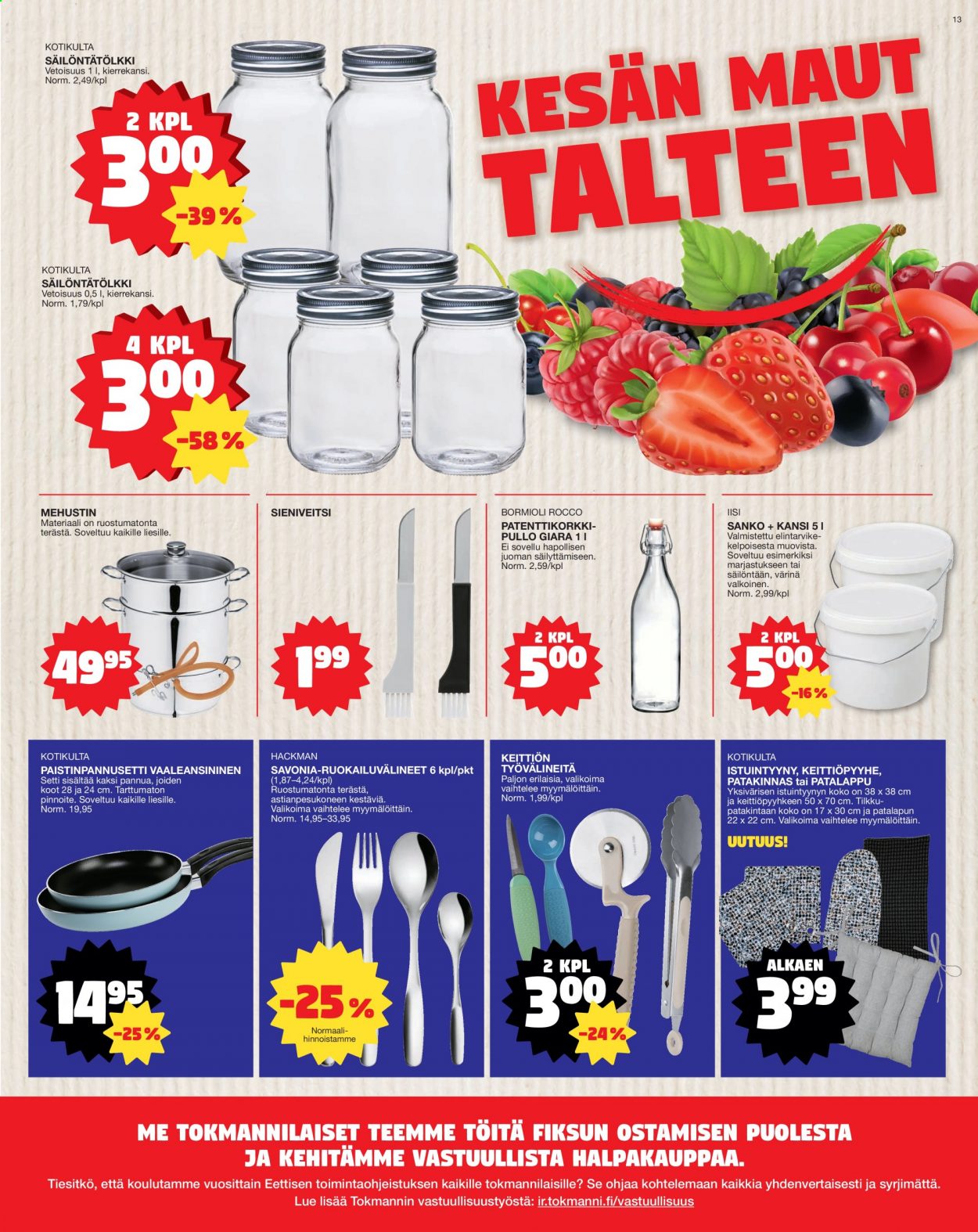 Tokmanni tarjoukset - 02.08.2021 - 08.08.2021. Sivu 13