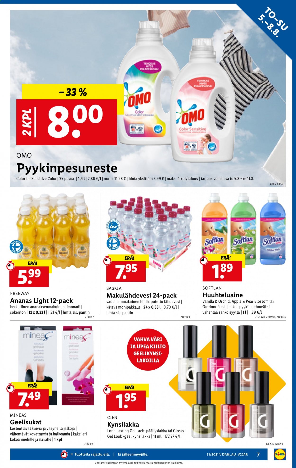 Lidl tarjoukset - 05.08.2021 - 11.08.2021. Sivu 7
