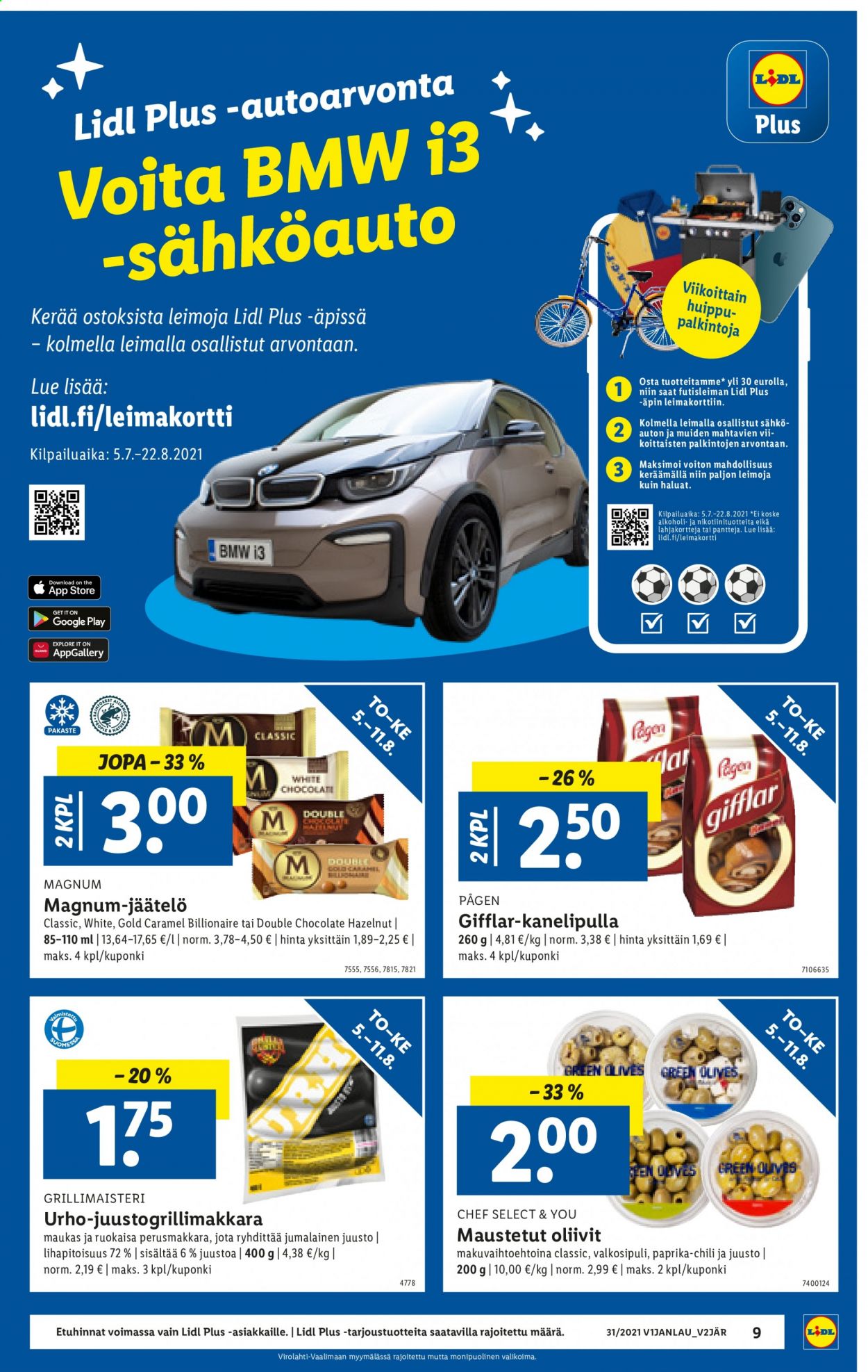 Lidl tarjoukset - 05.08.2021 - 11.08.2021. Sivu 9