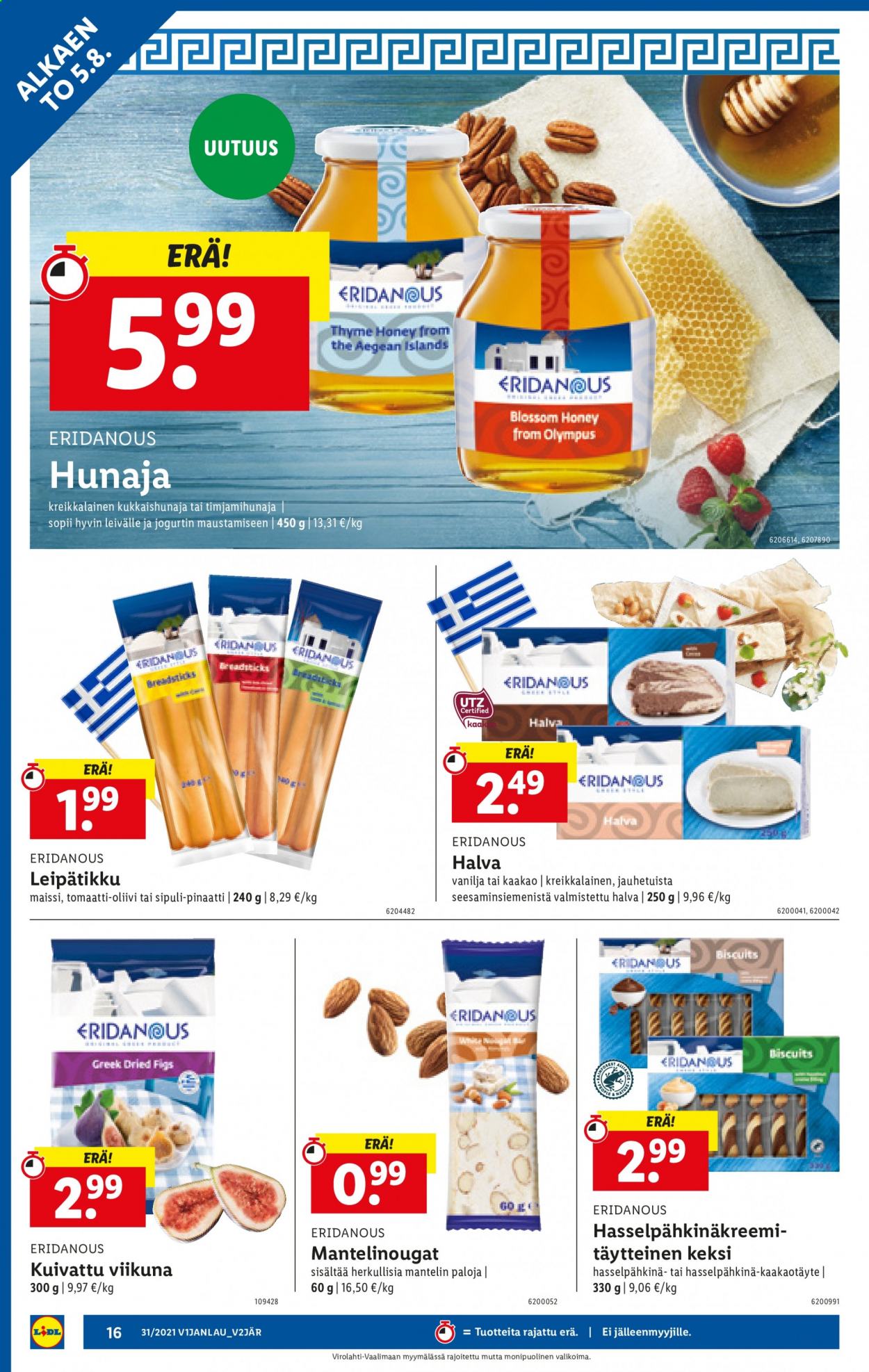 Lidl tarjoukset - 05.08.2021 - 11.08.2021. Sivu 16