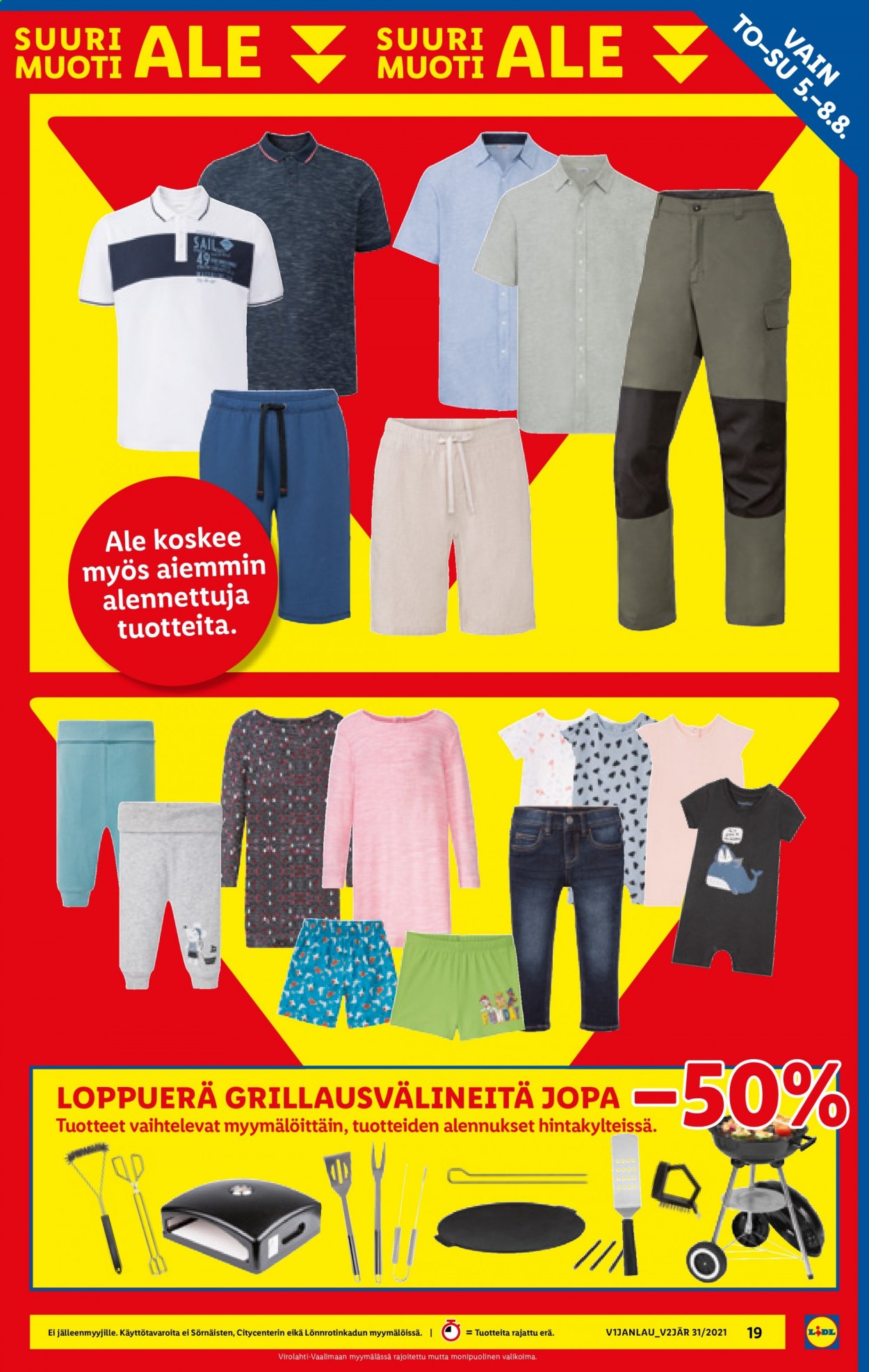 Lidl tarjoukset - 05.08.2021 - 11.08.2021. Sivu 19