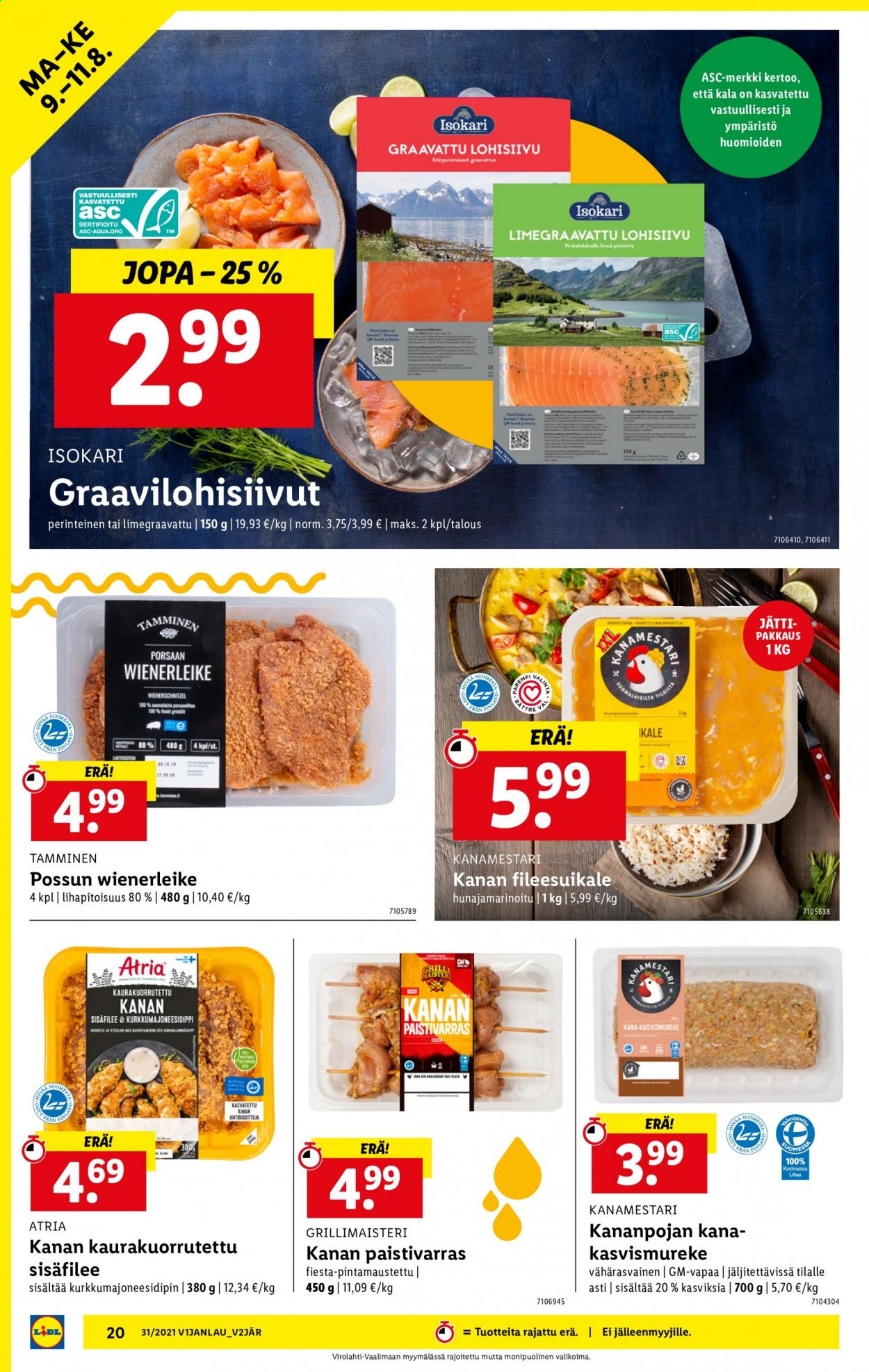 Lidl tarjoukset - 05.08.2021 - 11.08.2021. Sivu 20