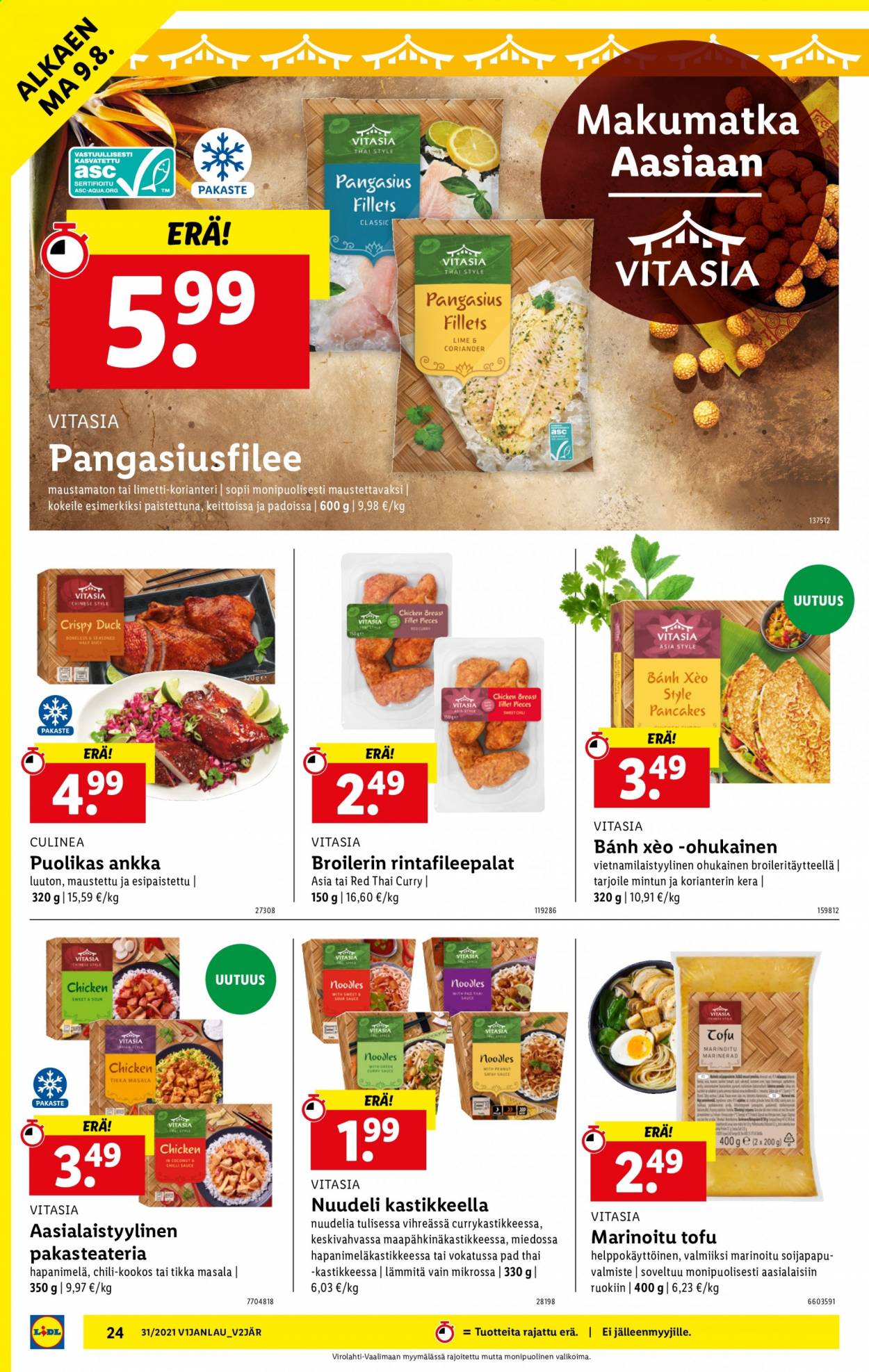 Lidl tarjoukset - 05.08.2021 - 11.08.2021. Sivu 24