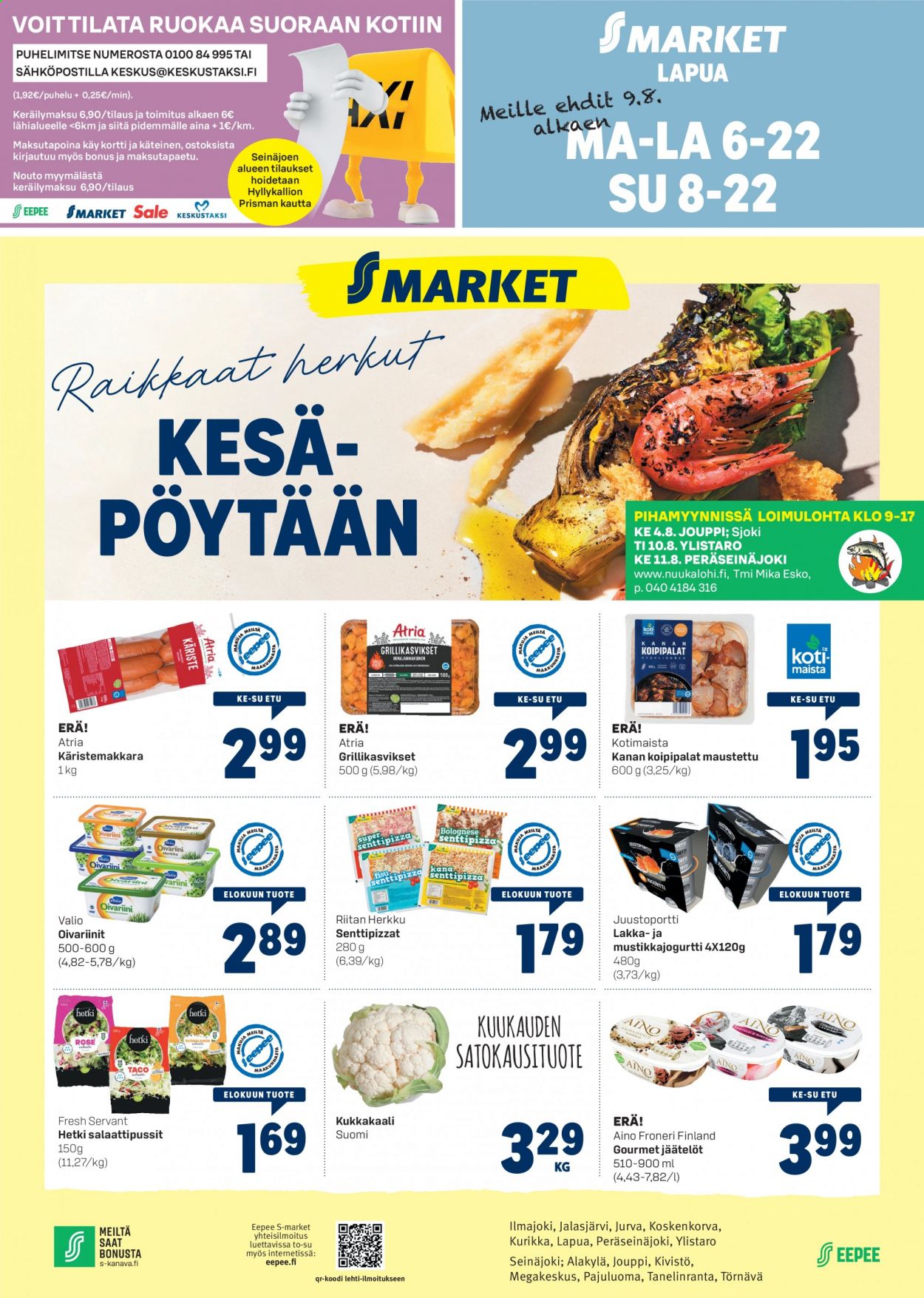 S-market tarjoukset - 04.08.2021 - 08.08.2021. Sivu 1
