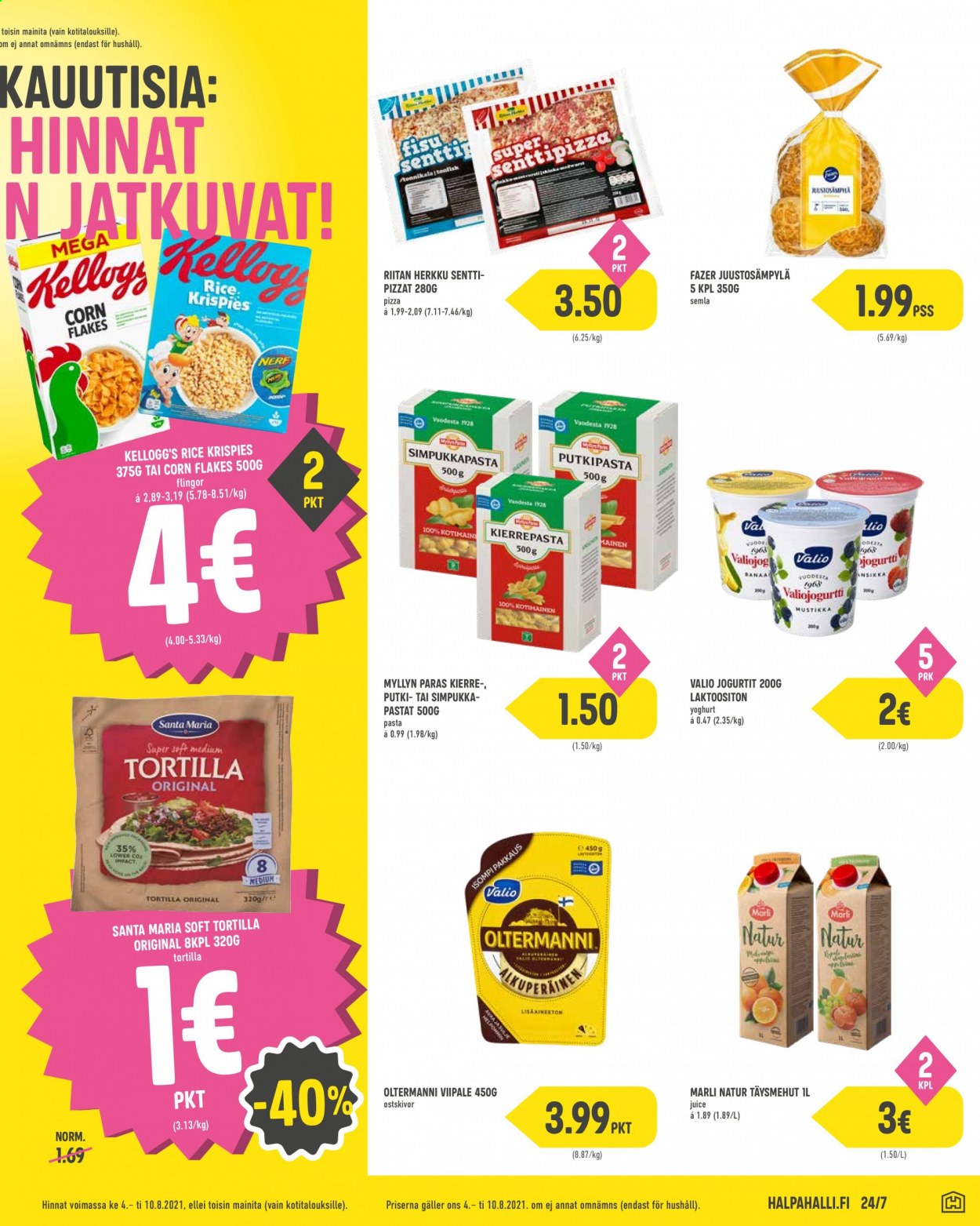 HalpaHalli tarjoukset - 04.08.2021 - 10.08.2021. Sivu 9