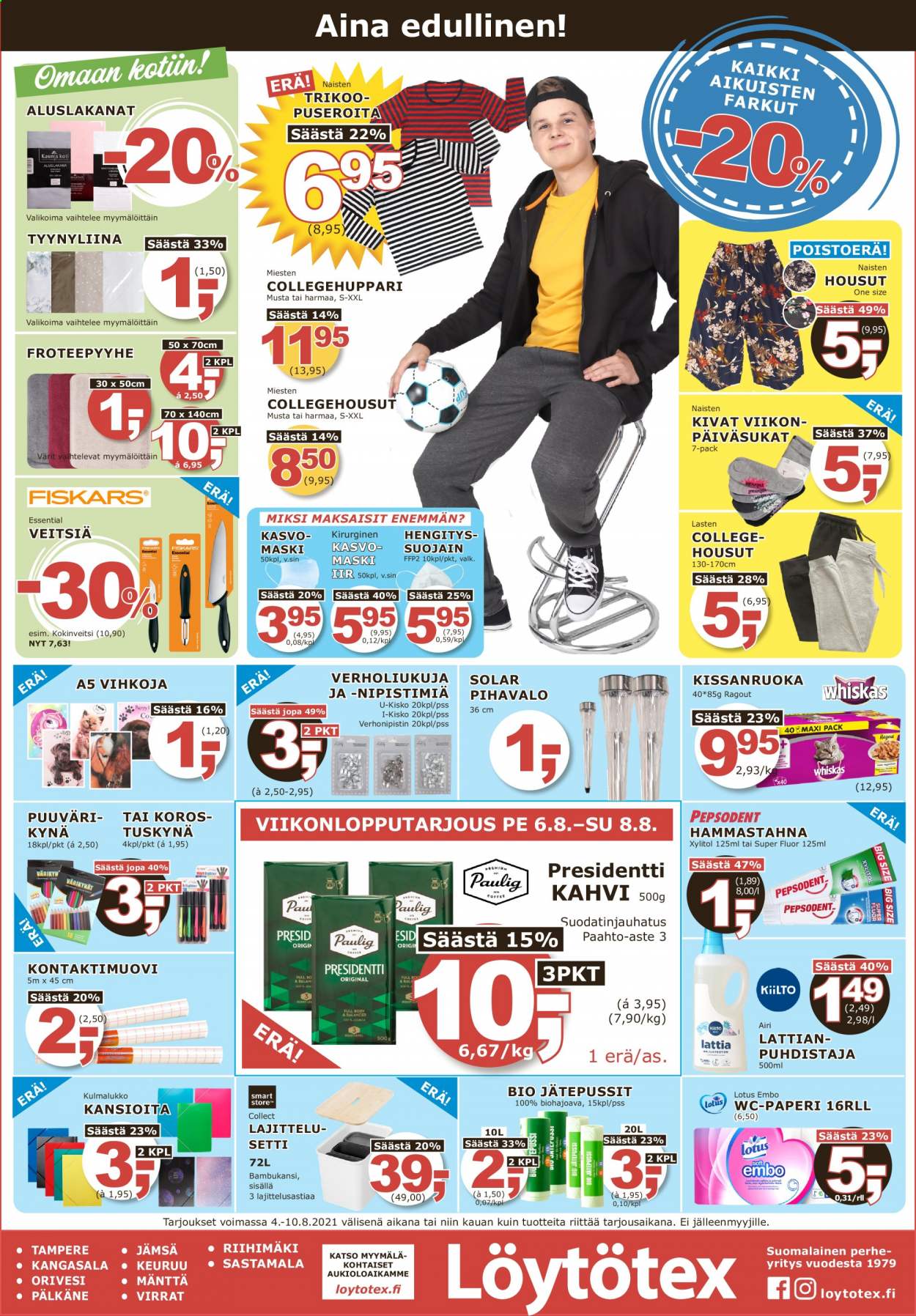 Löytötex tarjoukset - 04.08.2021 - 10.08.2021. Sivu 1