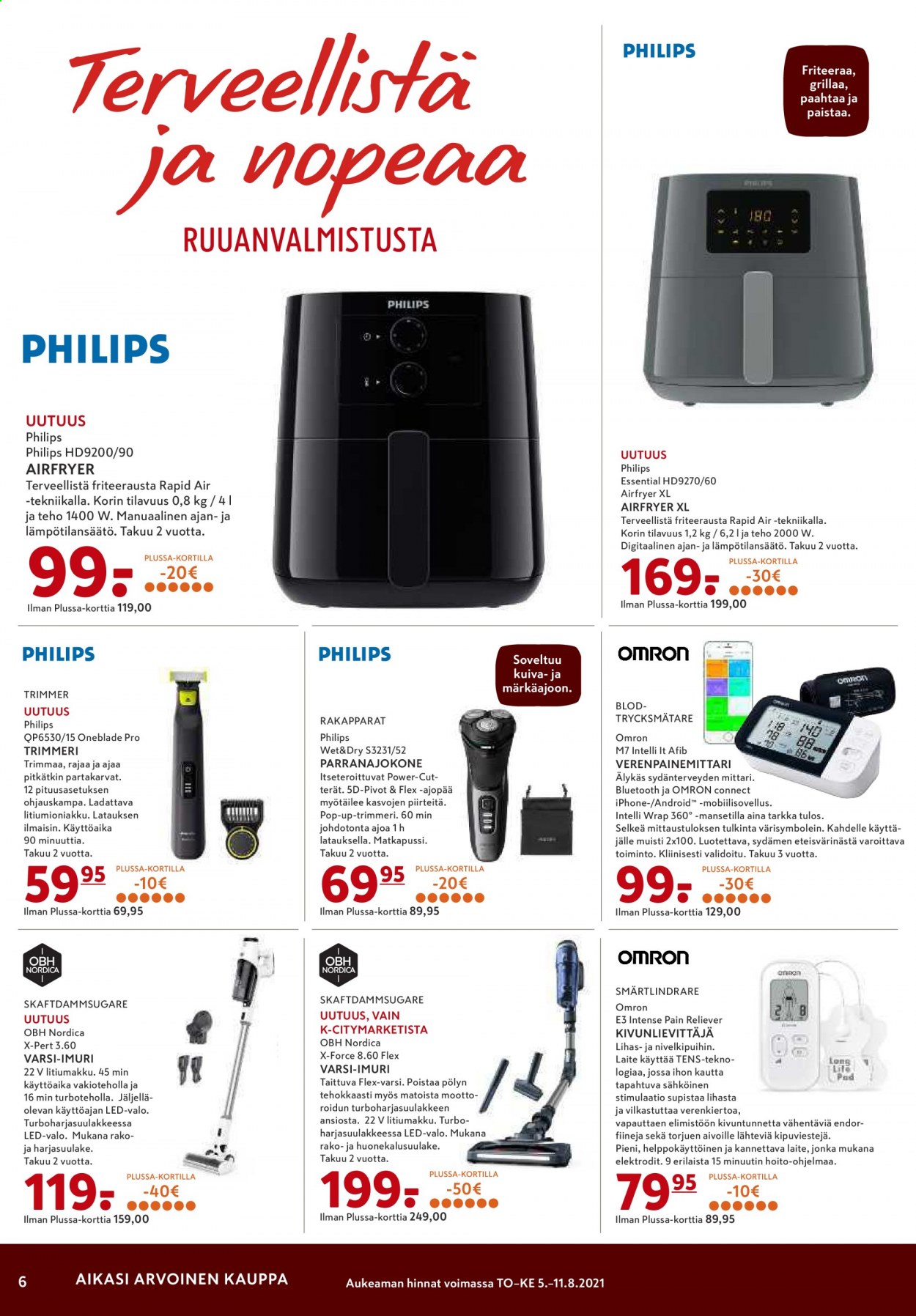 K-citymarket tarjoukset - 05.08.2021 - 08.08.2021. Sivu 6