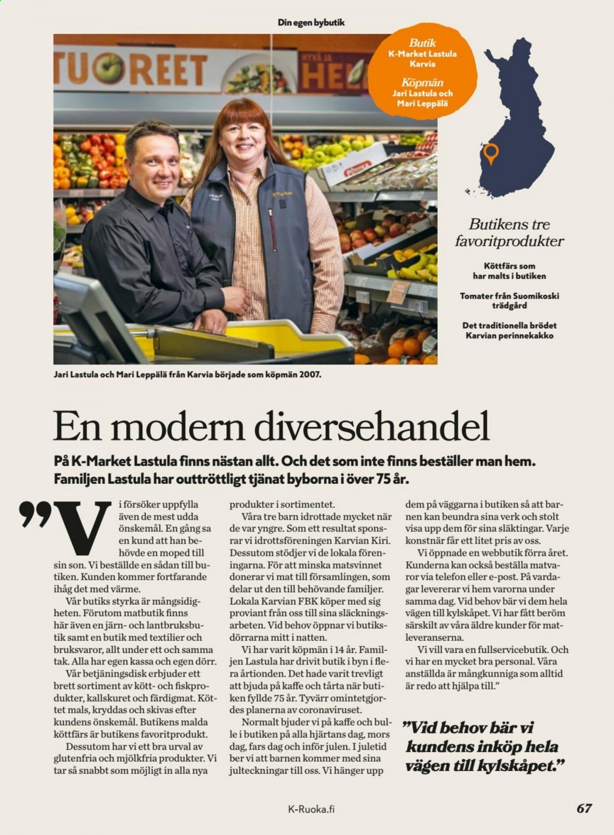 K-Supermarket tarjoukset - 04.08.2021 - 31.08.2021. Sivu 67